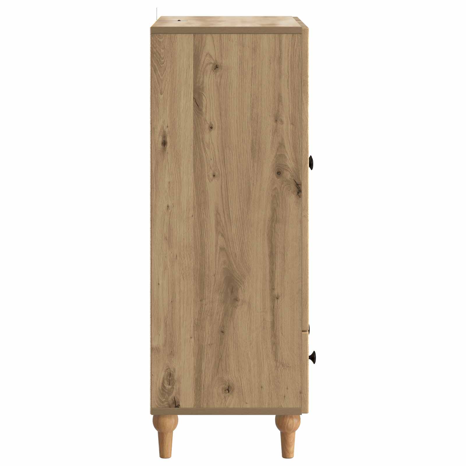 Dressoir Artisanaal eiken 66 x 34,5 x 95 cm Bewerkt hout is nu te koop bij PeponiXL, paradijselijk wonen!
