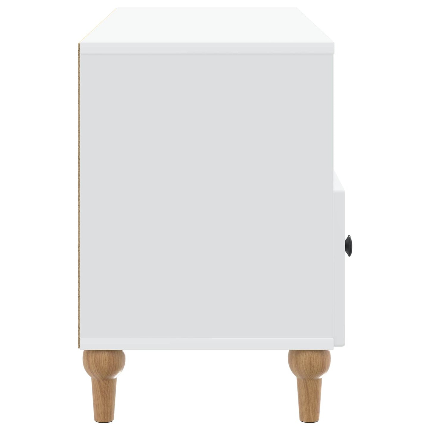 TV-kast Wit 102 x 34,5 x 50 cm Geconstrueerd hout is nu te koop bij PeponiXL, paradijselijk wonen!