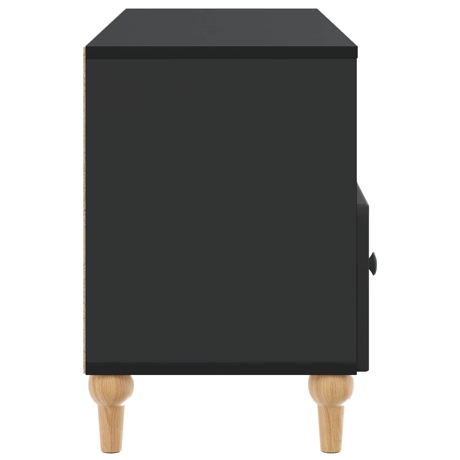 TV-kast Zwart 102 x 34,5 x 50 cm Geconstrueerd hout is nu te koop bij PeponiXL, paradijselijk wonen!