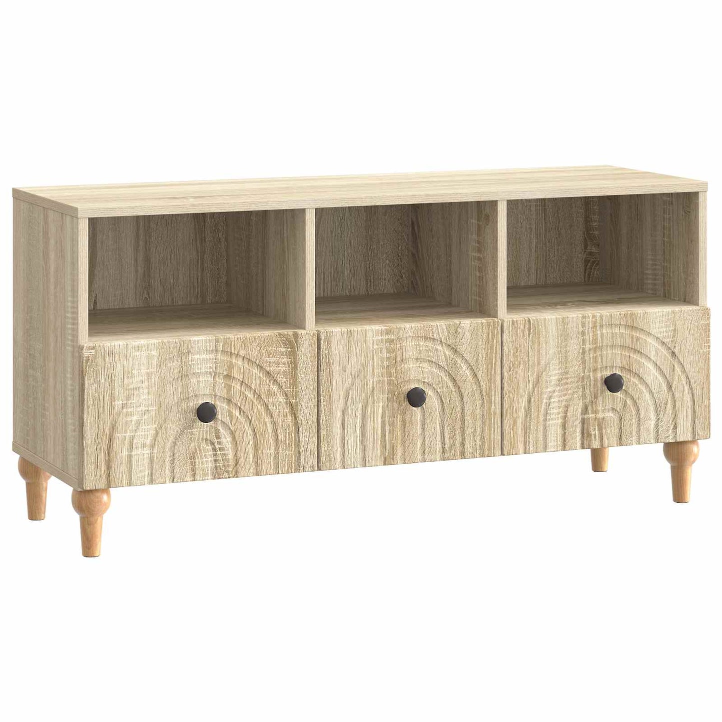 TV-kast Sonoma Eiken 102 x 34,5 x 50 cm Geconstrueerd hout is nu te koop bij PeponiXL, paradijselijk wonen!