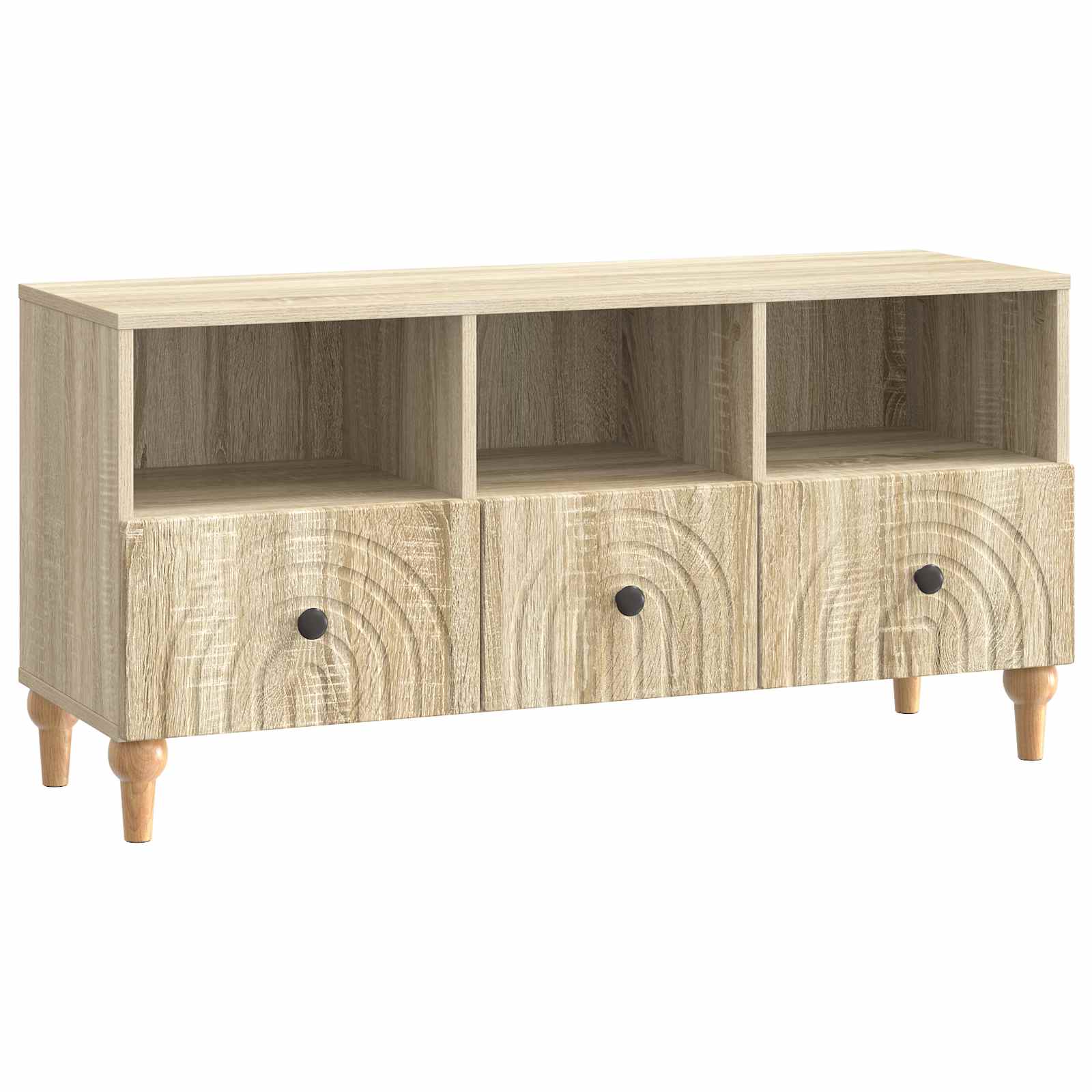 TV-kast Sonoma Eiken 102 x 34,5 x 50 cm Geconstrueerd hout is nu te koop bij PeponiXL, paradijselijk wonen!