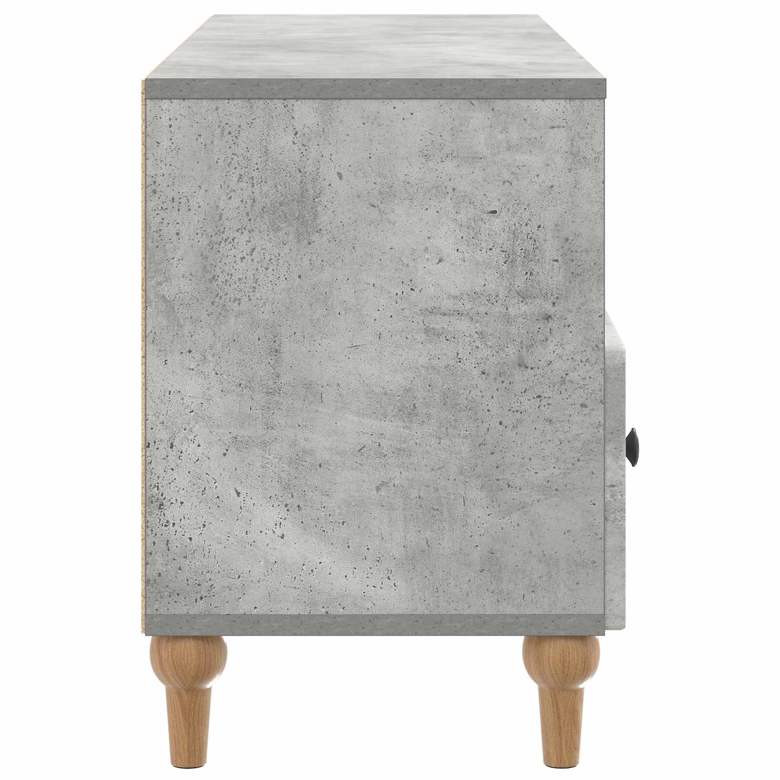 TV-kast Beton Grijs 102 x 34,5 x 50 cm Geconstrueerd hout is nu te koop bij PeponiXL, paradijselijk wonen!