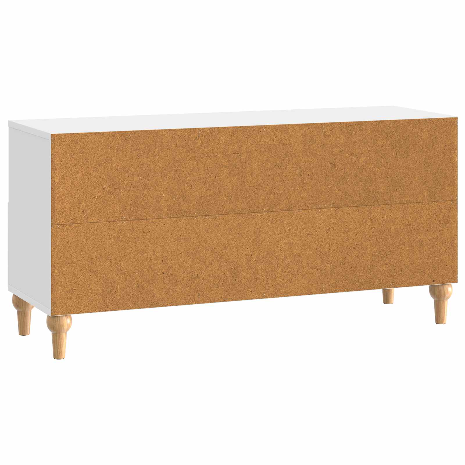 TV-kast Hoogglans Wit 102 x 34,5 x 50 cm Geconstrueerd hout is nu te koop bij PeponiXL, paradijselijk wonen!