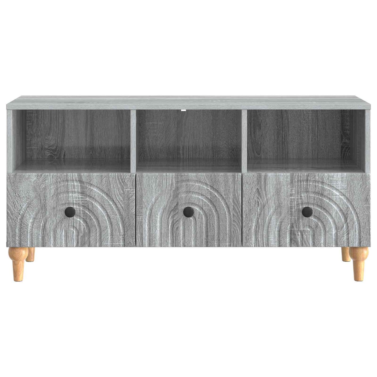 TV-kast Grijze Sonoma 102 x 34,5 x 50 cm Geconstrueerd hout is nu te koop bij PeponiXL, paradijselijk wonen!