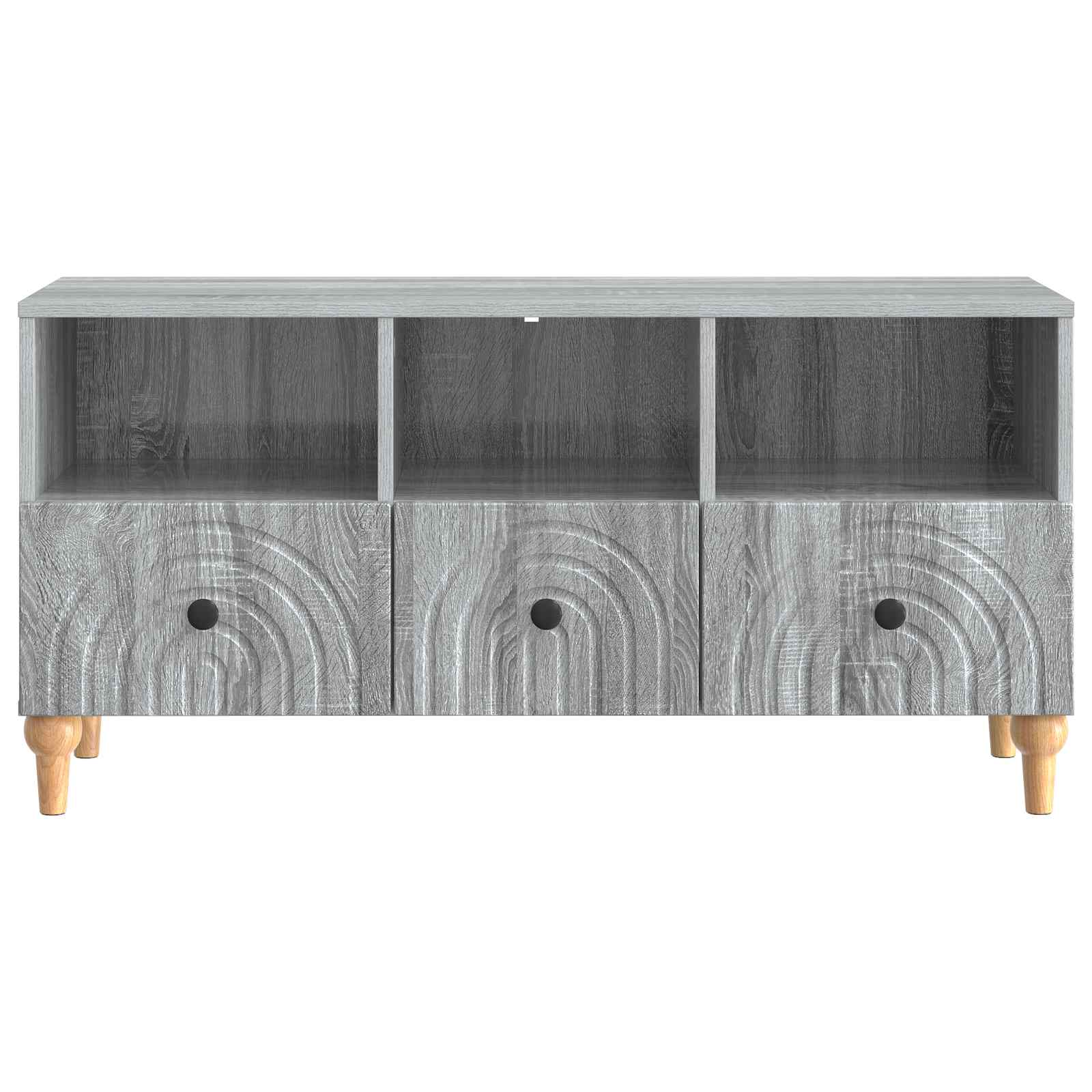 TV-kast Grijze Sonoma 102 x 34,5 x 50 cm Geconstrueerd hout is nu te koop bij PeponiXL, paradijselijk wonen!