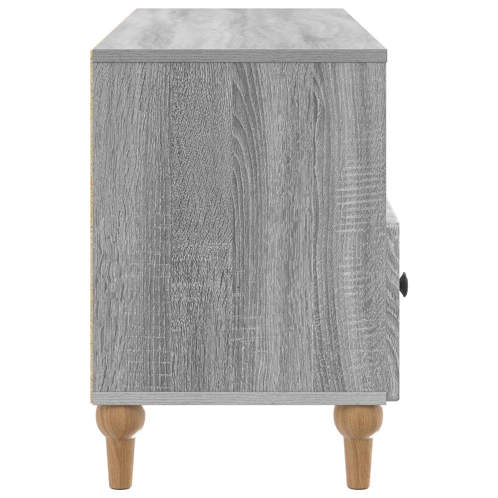 TV-kast Grijze Sonoma 102 x 34,5 x 50 cm Geconstrueerd hout is nu te koop bij PeponiXL, paradijselijk wonen!