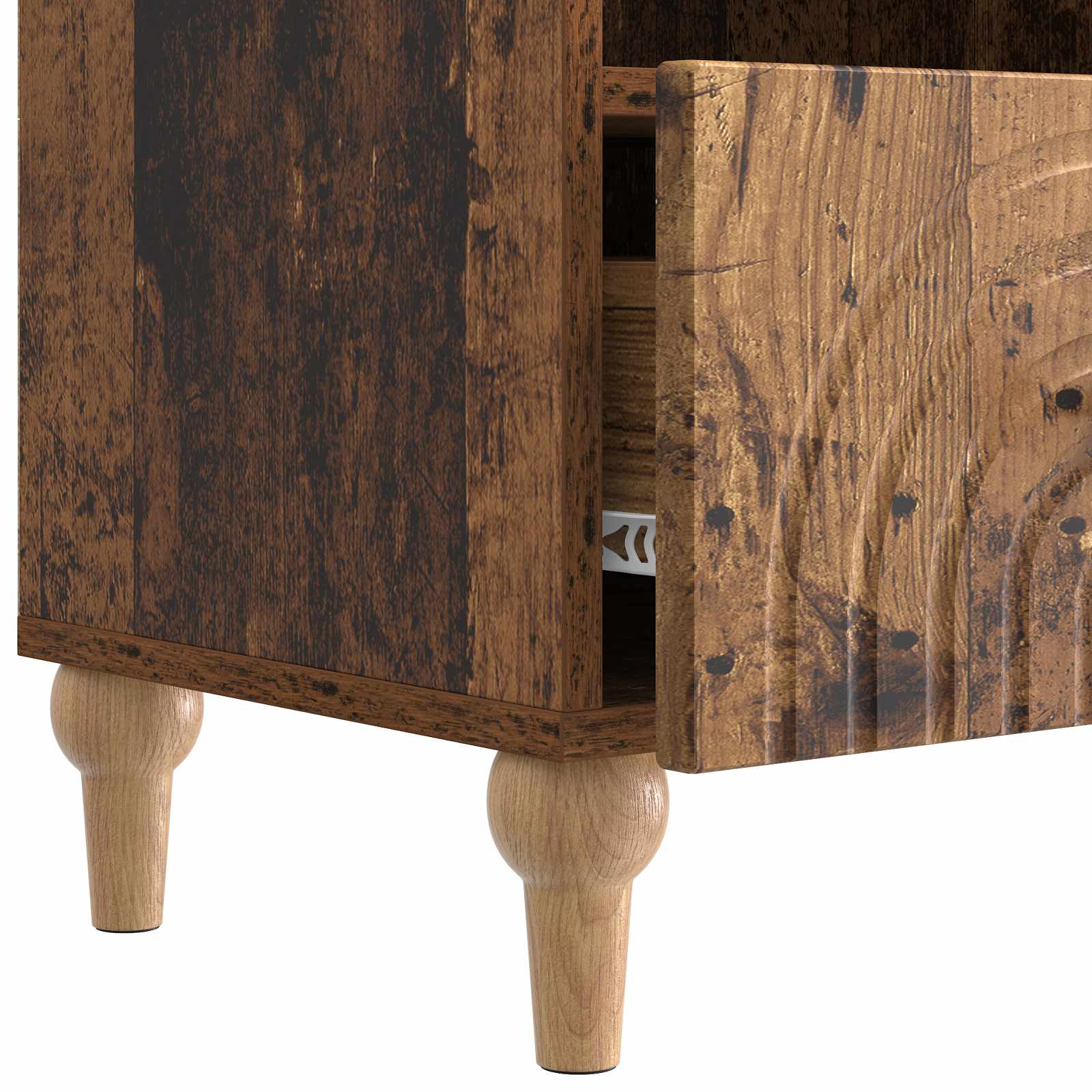 TV-kast Oudhout 102 x 34,5 x 50 cm Geconstrueerd hout is nu te koop bij PeponiXL, paradijselijk wonen!