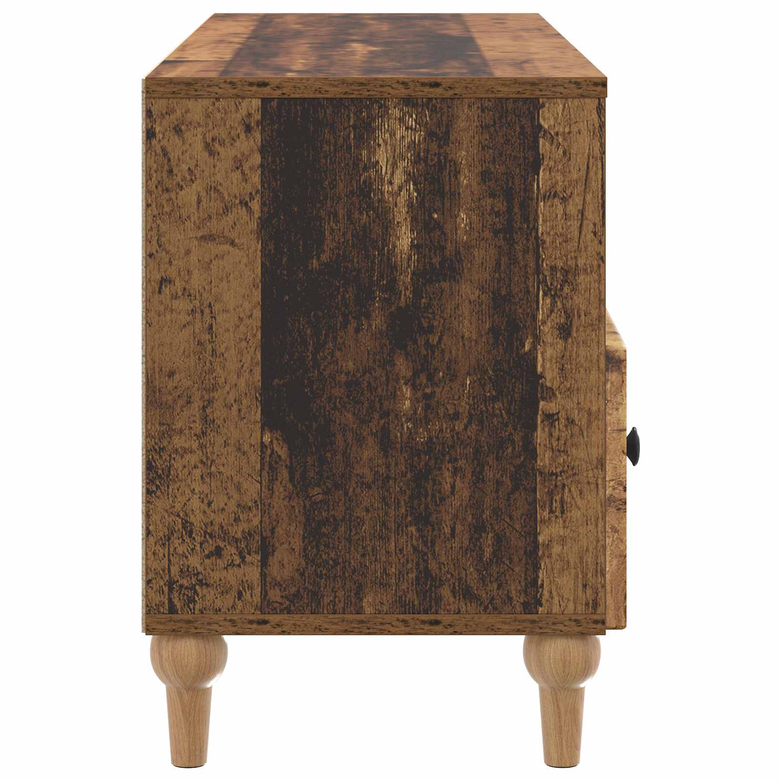 TV-kast Oudhout 102 x 34,5 x 50 cm Geconstrueerd hout is nu te koop bij PeponiXL, paradijselijk wonen!