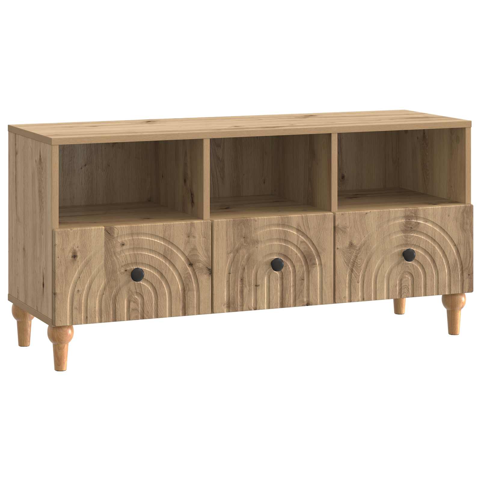 TV-kast Artisan Eik 102 x 34,5 x 50 cm Geconstrueerd hout is nu te koop bij PeponiXL, paradijselijk wonen!