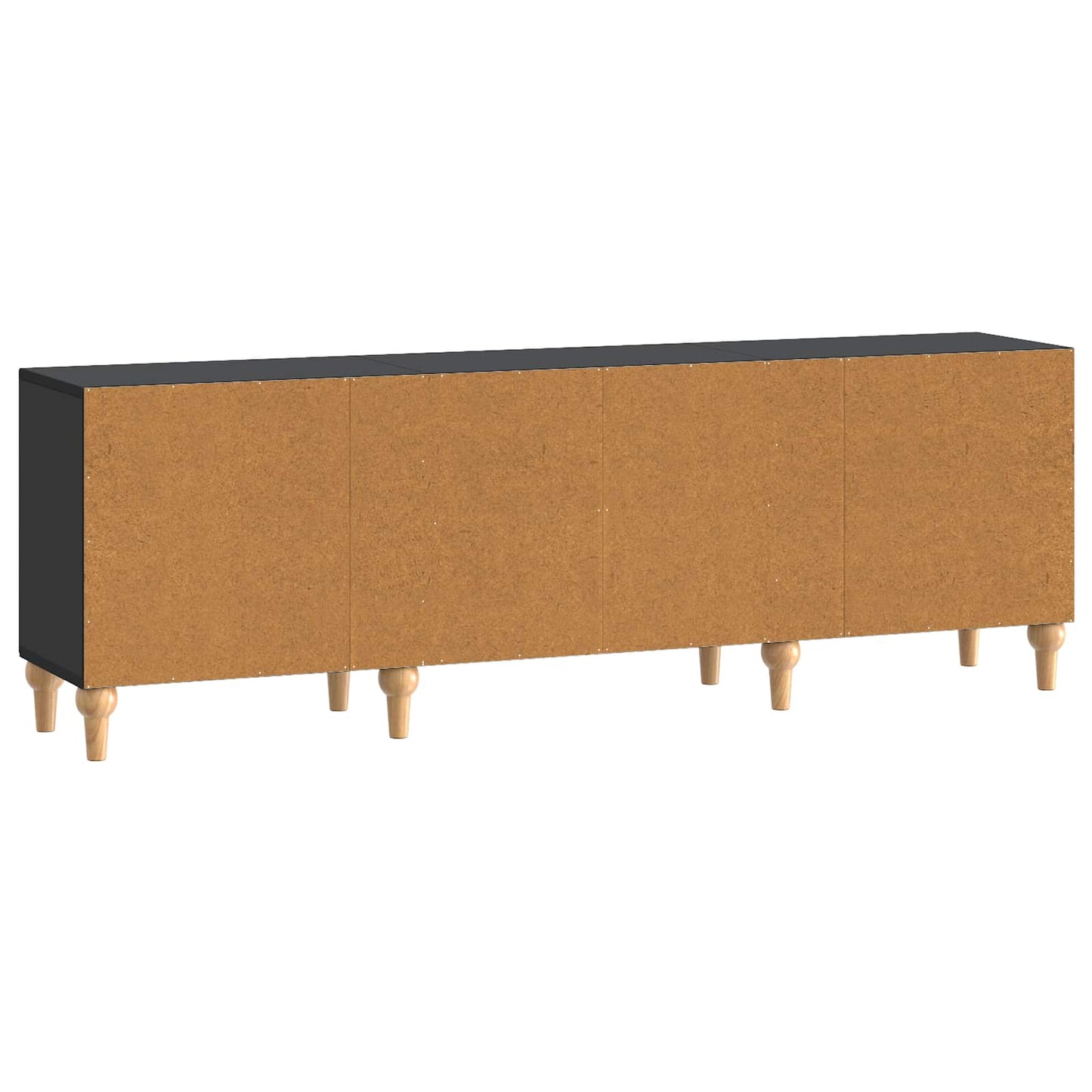 TV-kast Zwart 150 x 31 x 50 cm Bewerkt hout is nu te koop bij PeponiXL, paradijselijk wonen!