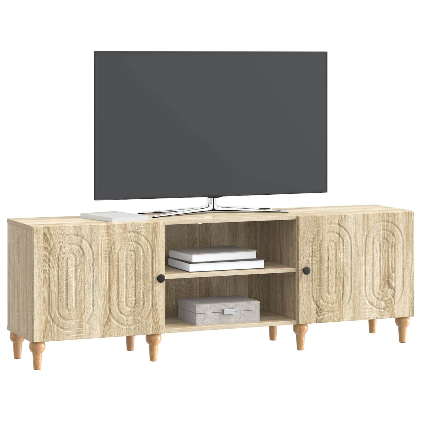 TV-kast Sonoma Eiken 150 x 31 x 50 cm Bewerkt hout is nu te koop bij PeponiXL, paradijselijk wonen!