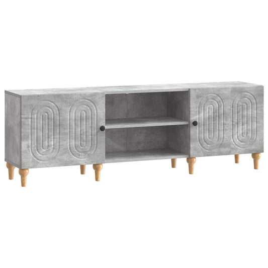 TV-kast Betongrijs 150 x 31 x 50 cm Bewerkt hout is nu te koop bij PeponiXL, paradijselijk wonen!