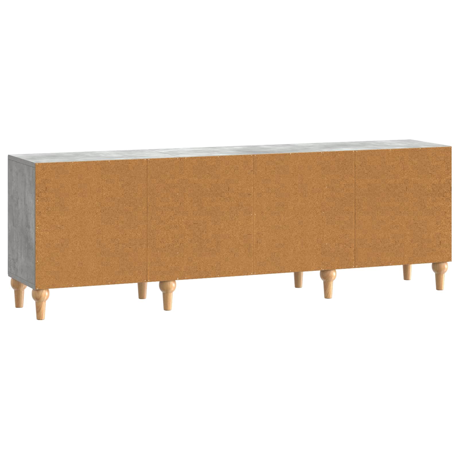TV-kast Betongrijs 150 x 31 x 50 cm Bewerkt hout is nu te koop bij PeponiXL, paradijselijk wonen!