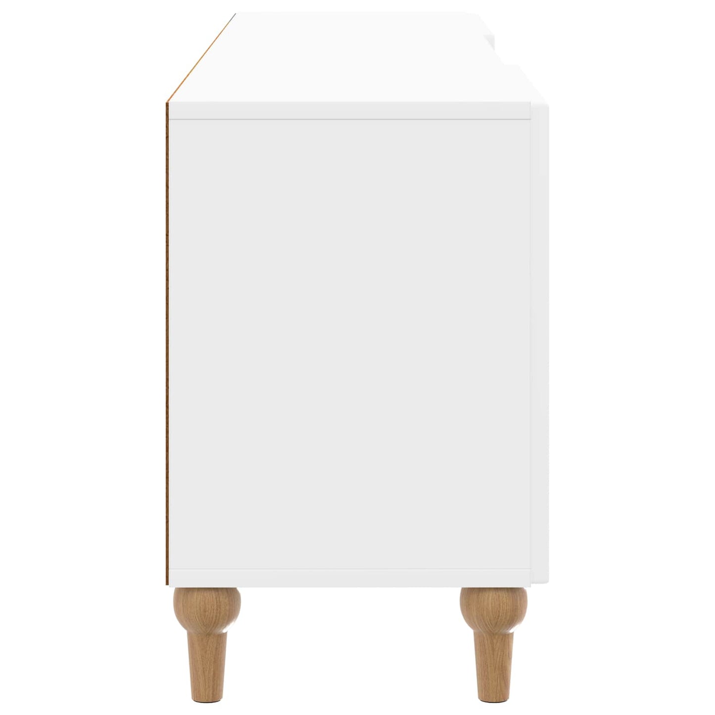 TV-kast Hoogglans Wit 150 x 31 x 50 cm Bewerkt hout is nu te koop bij PeponiXL, paradijselijk wonen!