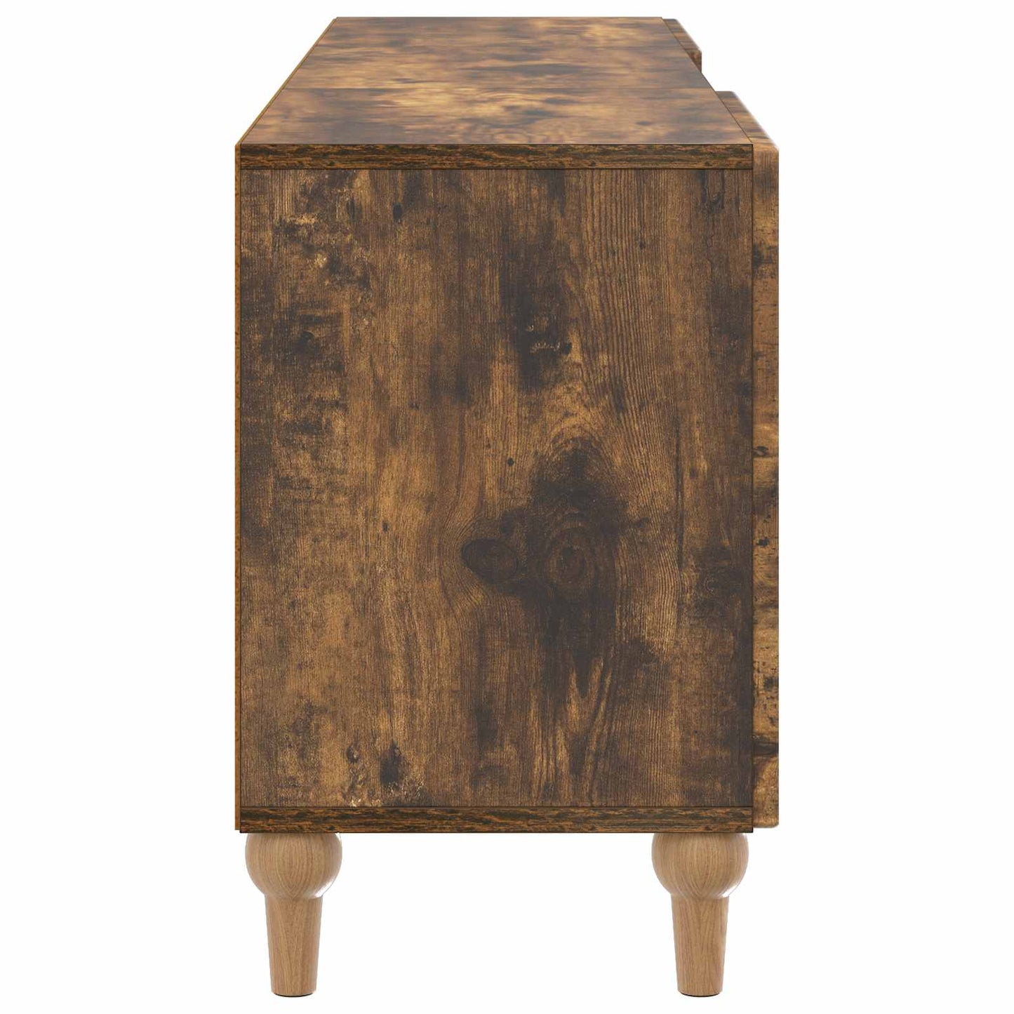 TV-kast Gerookt eiken 150 x 31 x 50 cm Bewerkt hout is nu te koop bij PeponiXL, paradijselijk wonen!