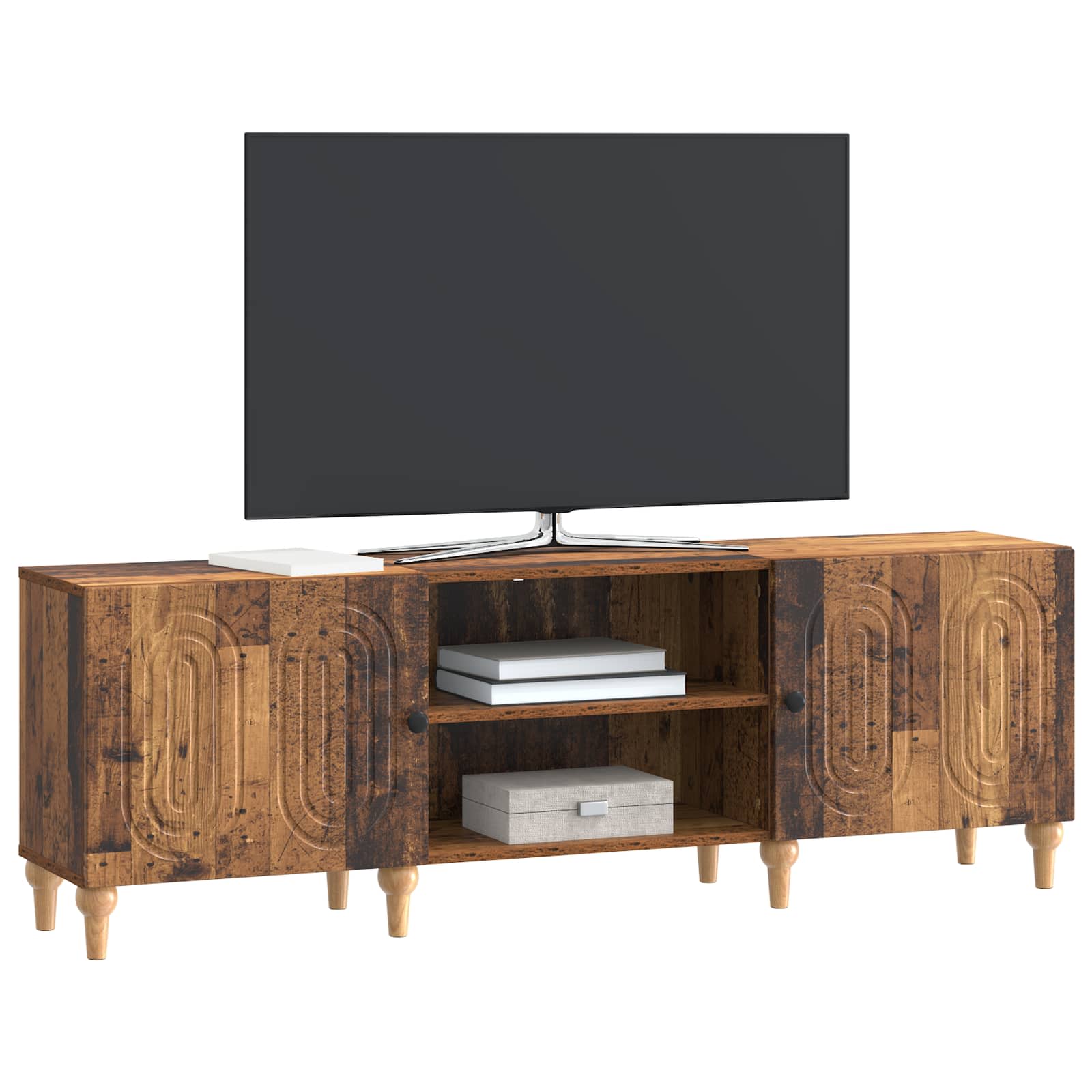 TV-kast Oud hout 150 x 31 x 50 cm Bewerkt hout is nu te koop bij PeponiXL, paradijselijk wonen!
