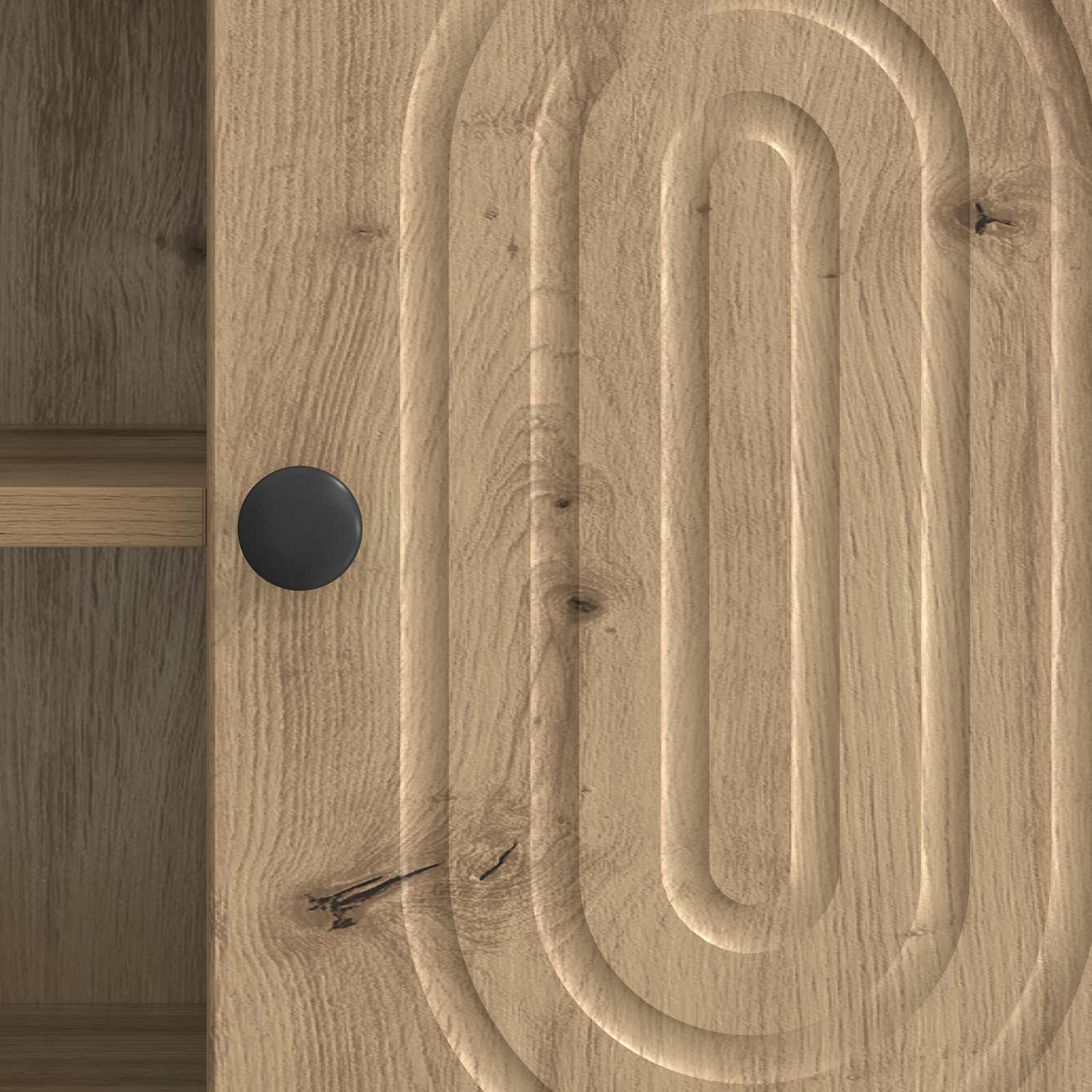 TV-kast Artisanaal eiken 150 x 31 x 50 cm Bewerkt hout is nu te koop bij PeponiXL, paradijselijk wonen!