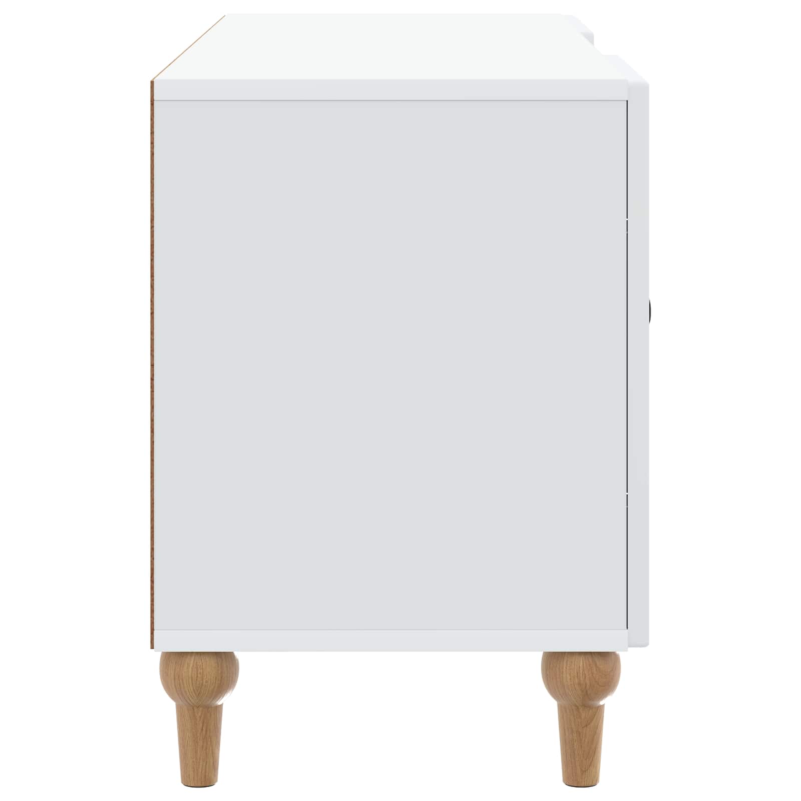 TV-kast Wit 102 x 34,5 x 50 cm Bewerkt hout is nu te koop bij PeponiXL, paradijselijk wonen!