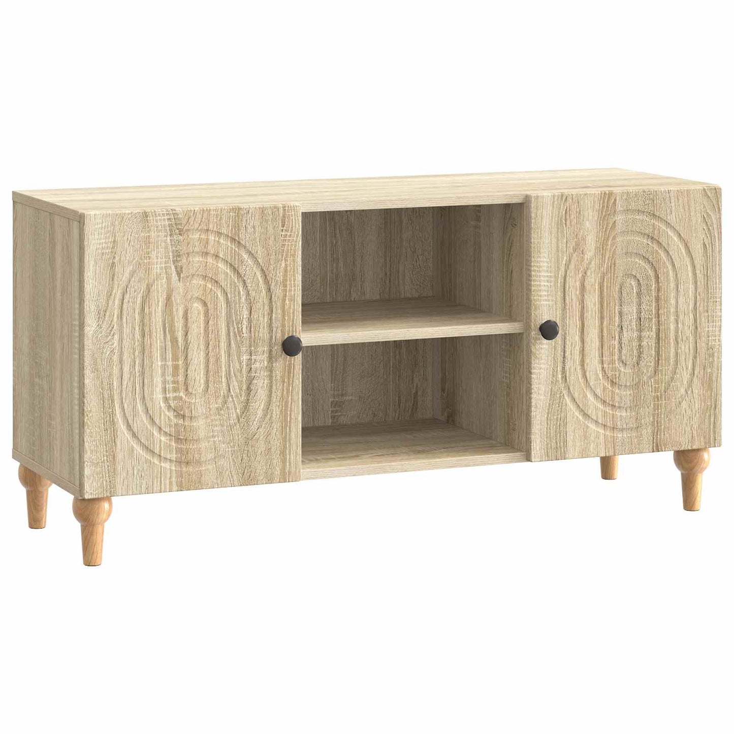 TV-kast Sonoma Eiken 102 x 34,5 x 50 cm Bewerkt hout is nu te koop bij PeponiXL, paradijselijk wonen!