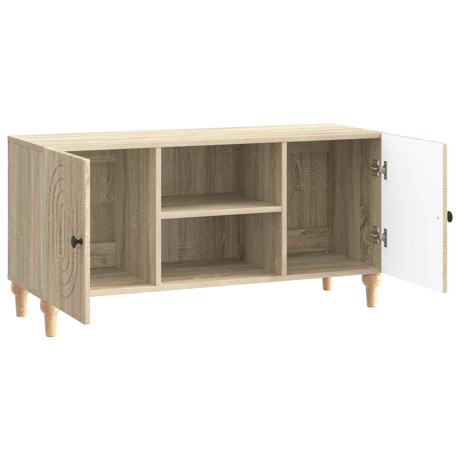 TV-kast Sonoma Eiken 102 x 34,5 x 50 cm Bewerkt hout is nu te koop bij PeponiXL, paradijselijk wonen!