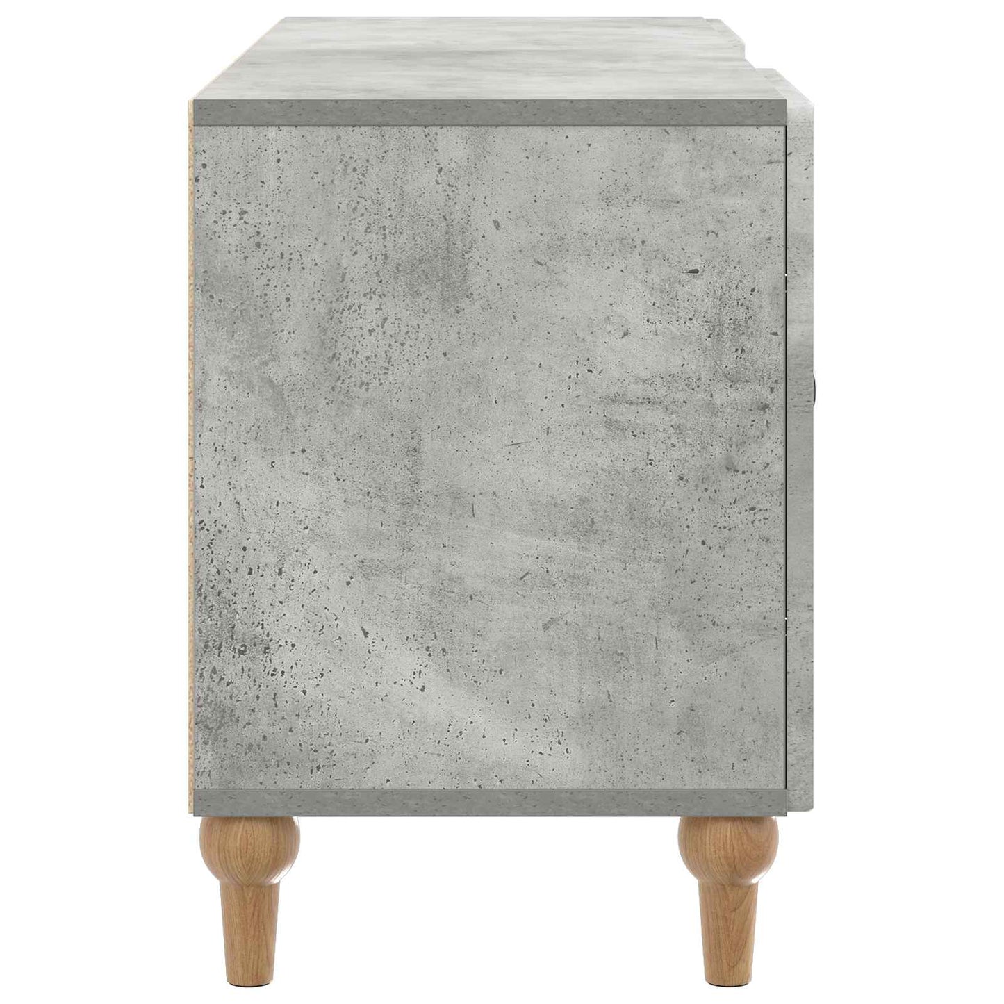 TV-kast Betongrijs 102 x 34,5 x 50 cm Bewerkt hout is nu te koop bij PeponiXL, paradijselijk wonen!
