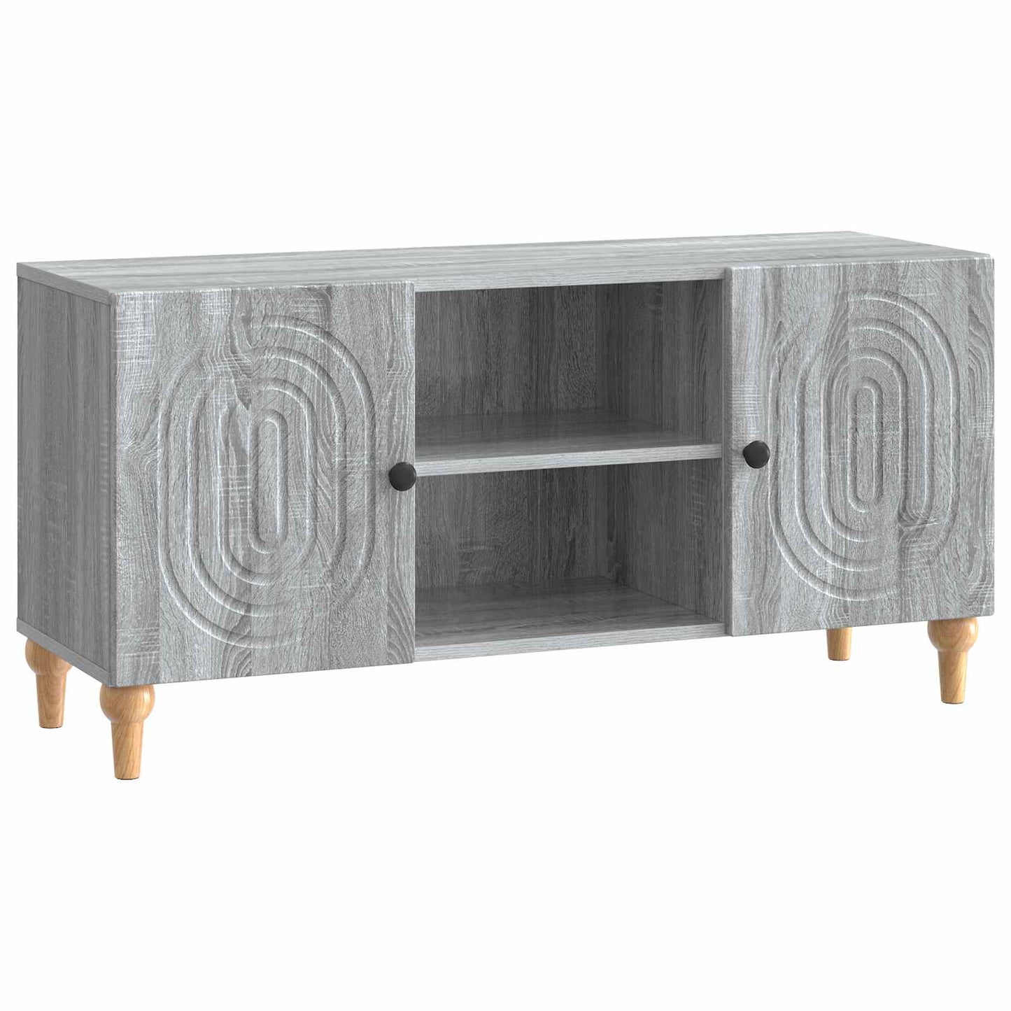 TV-kast Grijs sonoma 102 x 34,5 x 50 cm Bewerkt hout is nu te koop bij PeponiXL, paradijselijk wonen!