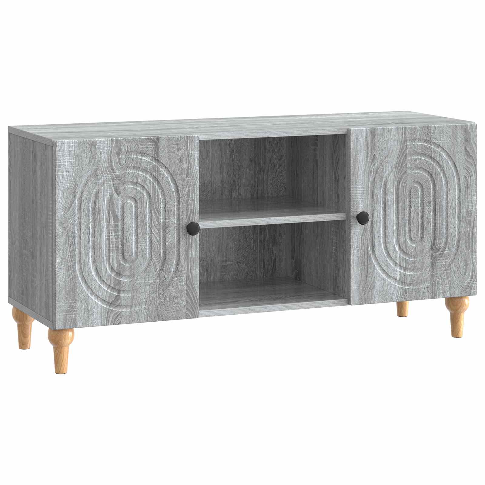 TV-kast Grijs sonoma 102 x 34,5 x 50 cm Bewerkt hout is nu te koop bij PeponiXL, paradijselijk wonen!