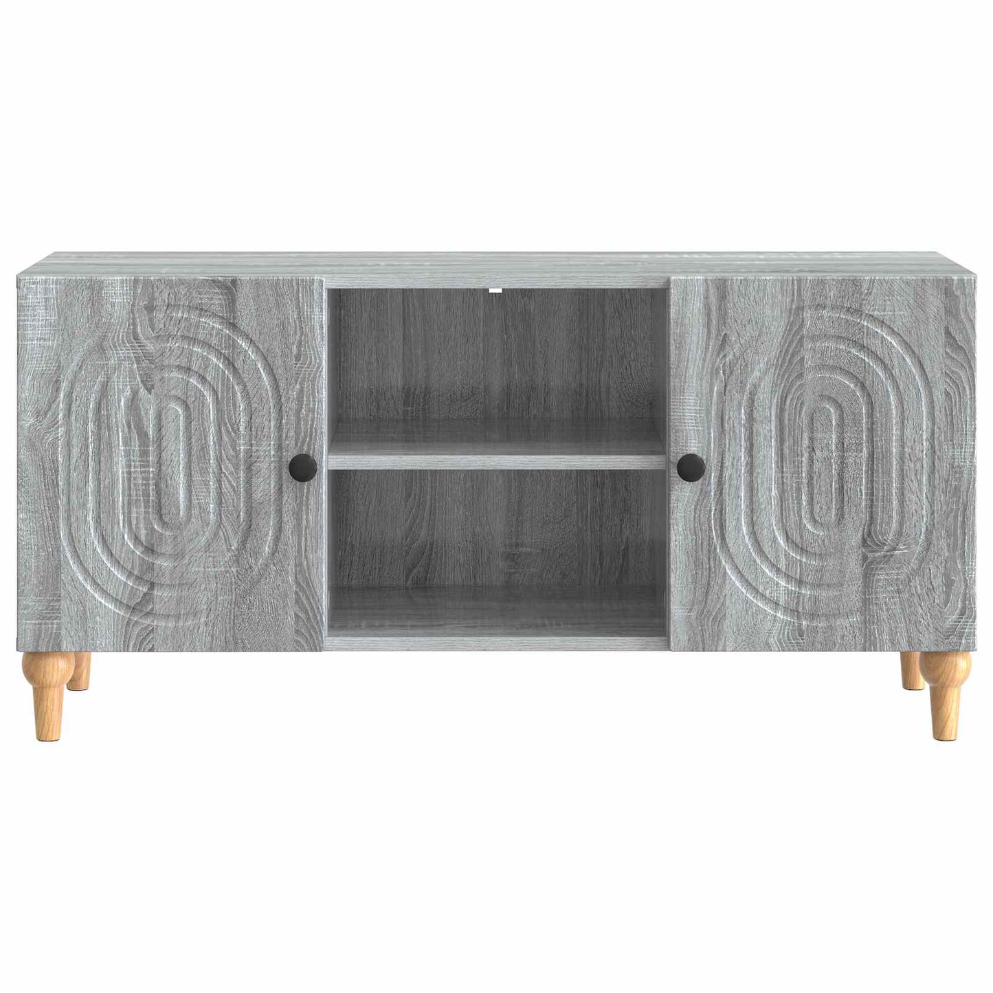 TV-kast Grijs sonoma 102 x 34,5 x 50 cm Bewerkt hout is nu te koop bij PeponiXL, paradijselijk wonen!