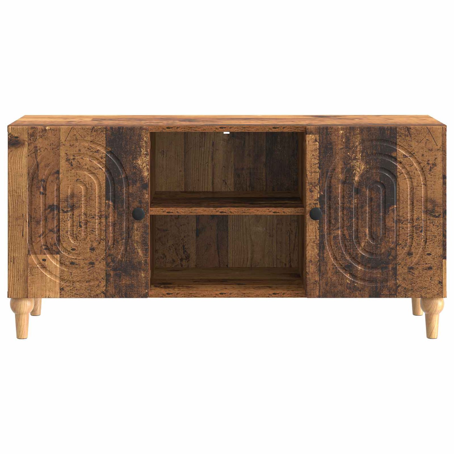 TV-kast Oud hout 102 x 34,5 x 50 cm Bewerkt hout is nu te koop bij PeponiXL, paradijselijk wonen!