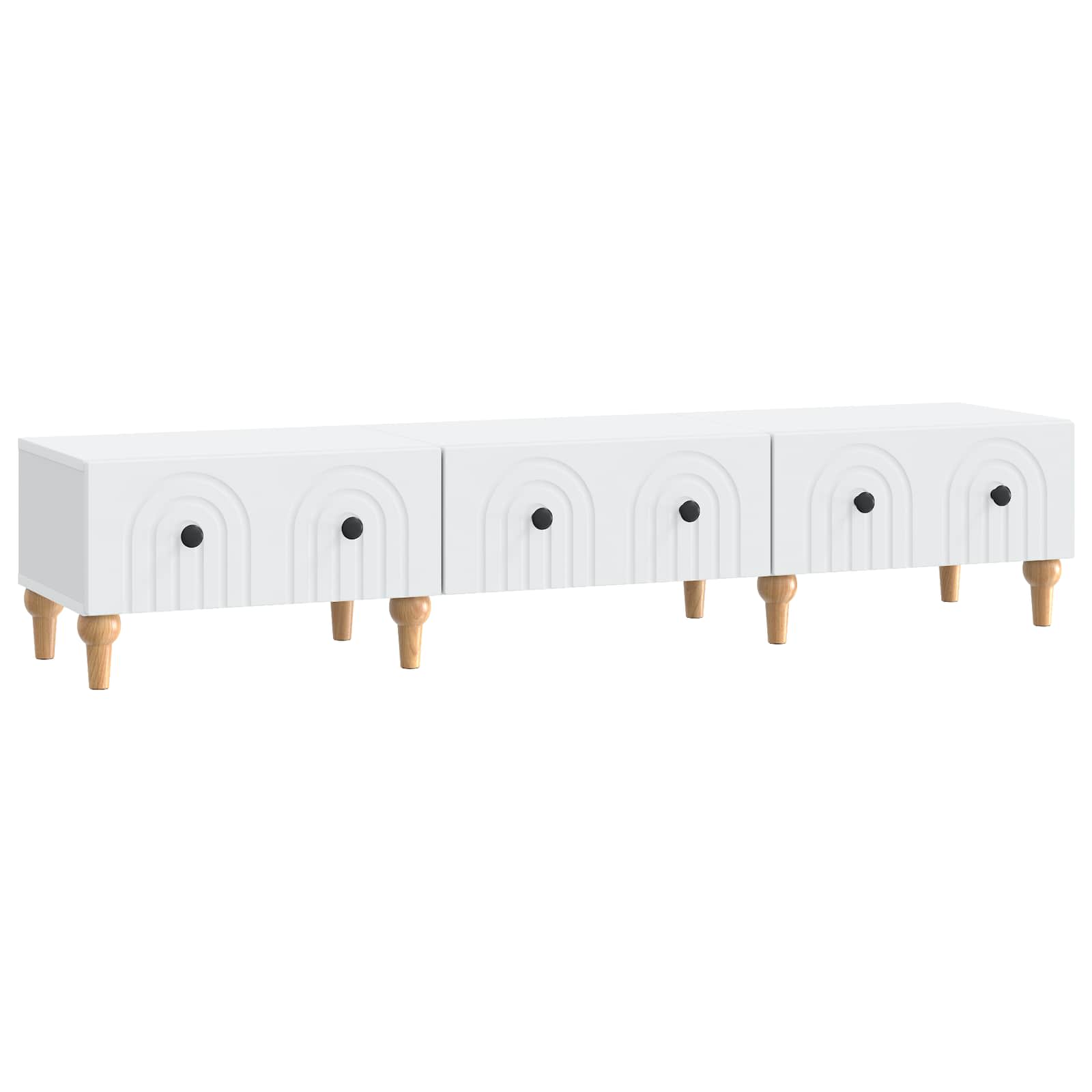 TV-kast met lade Wit 147 x 34,5 x 30 cm Bewerkt hout is nu te koop bij PeponiXL, paradijselijk wonen!