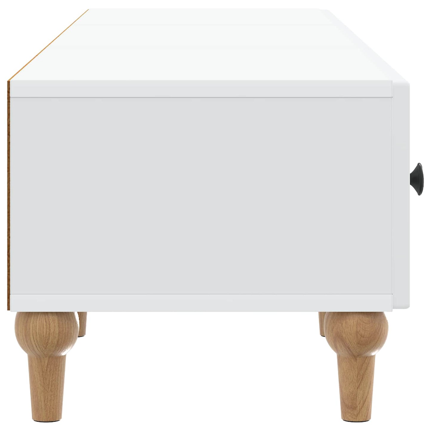 TV-kast met lade Wit 147 x 34,5 x 30 cm Bewerkt hout is nu te koop bij PeponiXL, paradijselijk wonen!