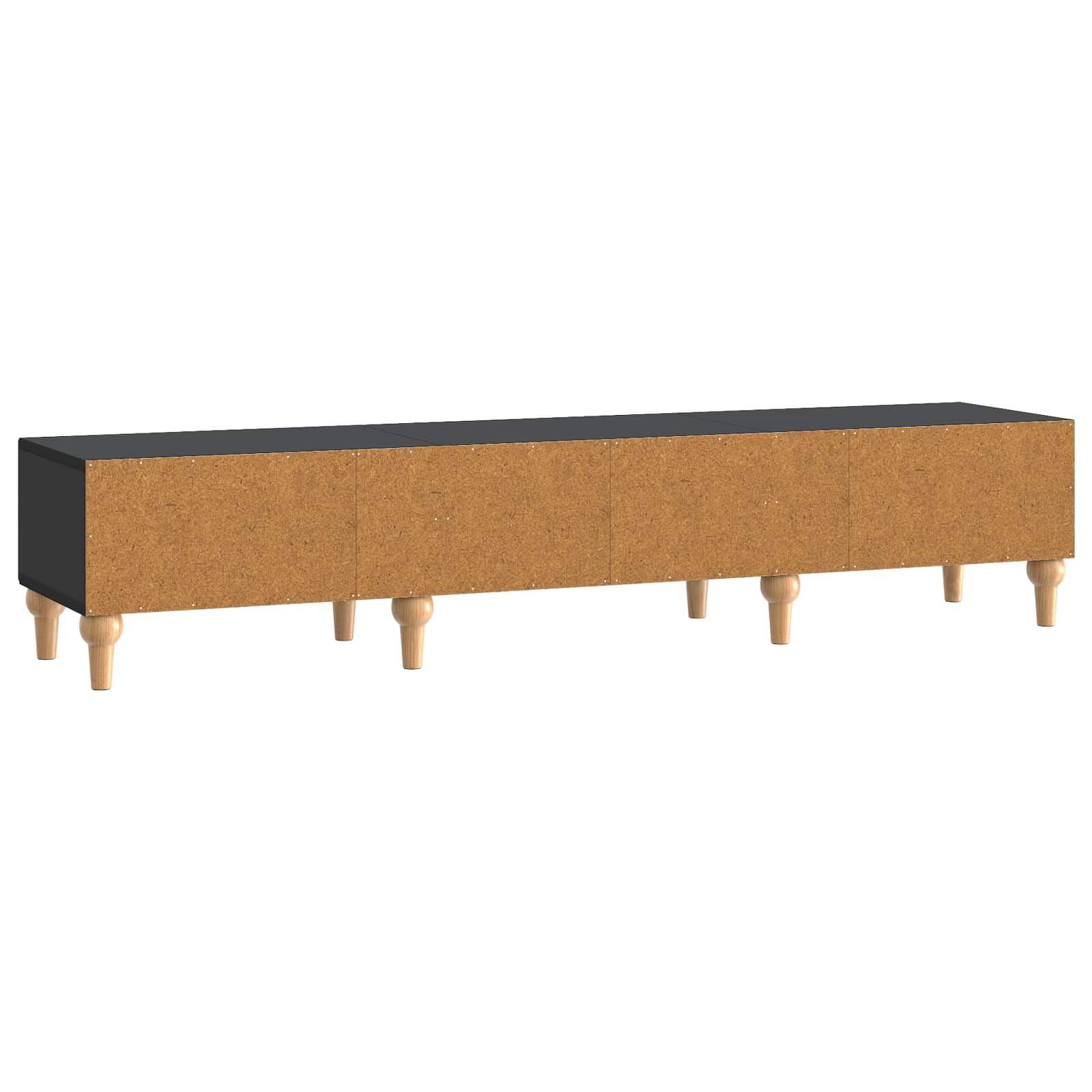 TV-kast met lade Zwart 147 x 34,5 x 30 cm Bewerkt hout is nu te koop bij PeponiXL, paradijselijk wonen!
