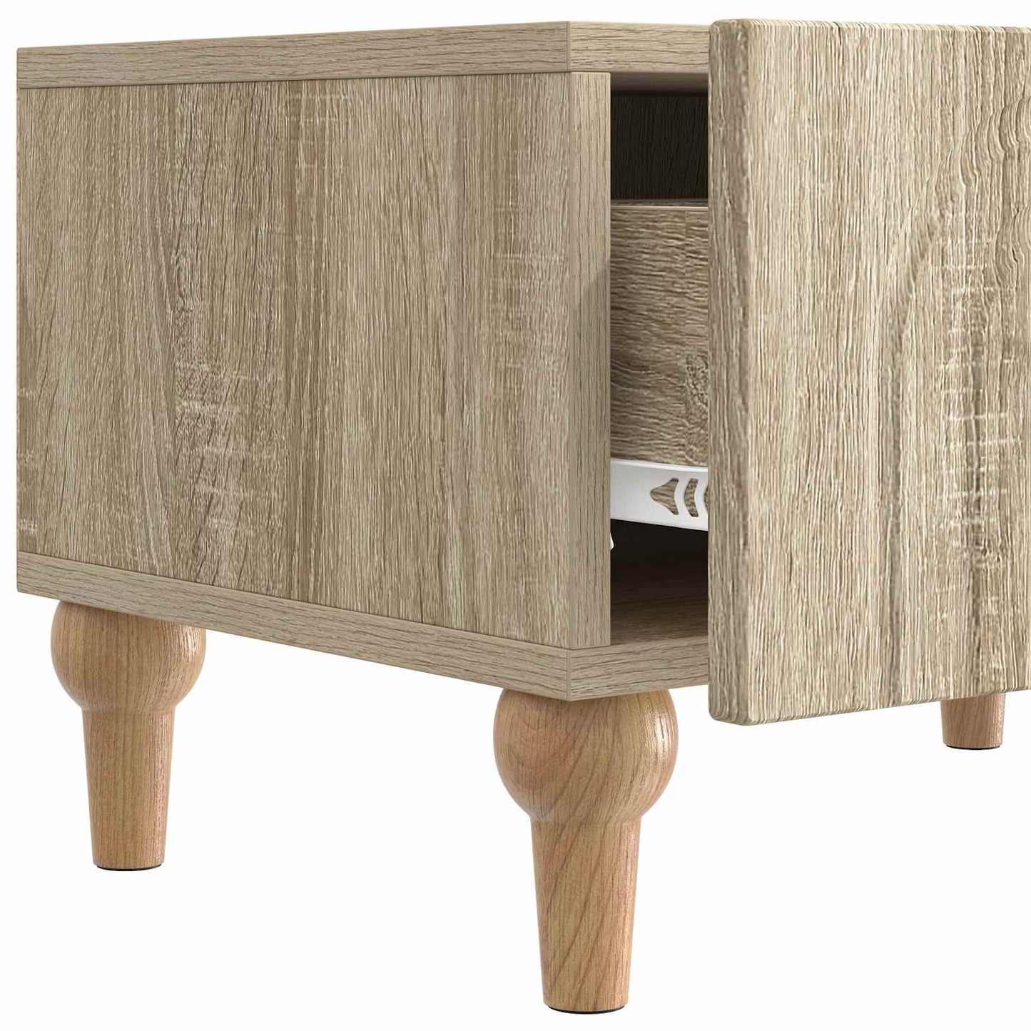 TV-kast met lade Sonoma Eiken 147 x 34,5 x 30 cm Bewerkt hout is nu te koop bij PeponiXL, paradijselijk wonen!