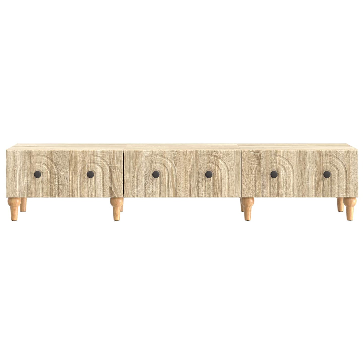 TV-kast met lade Sonoma Eiken 147 x 34,5 x 30 cm Bewerkt hout is nu te koop bij PeponiXL, paradijselijk wonen!