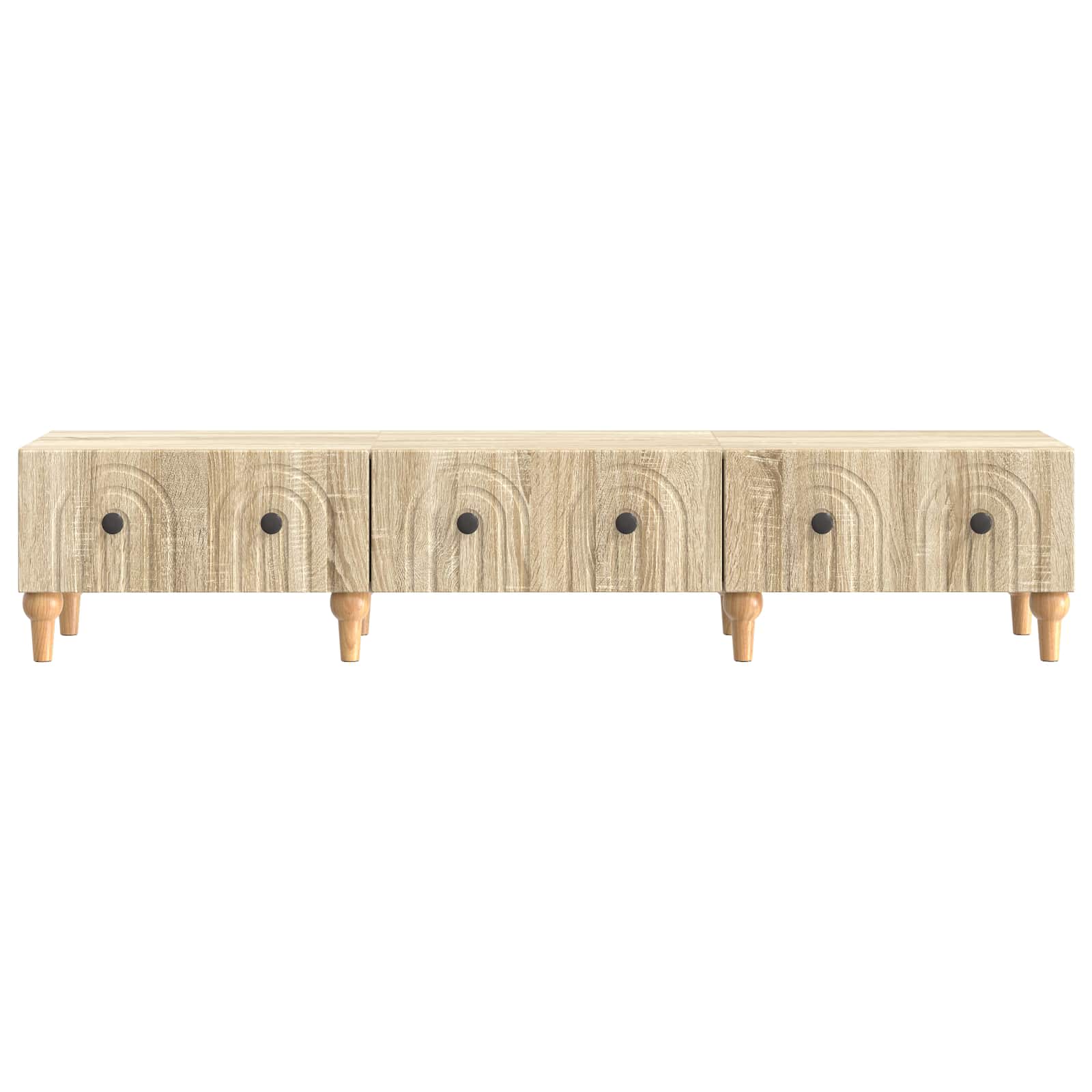TV-kast met lade Sonoma Eiken 147 x 34,5 x 30 cm Bewerkt hout is nu te koop bij PeponiXL, paradijselijk wonen!