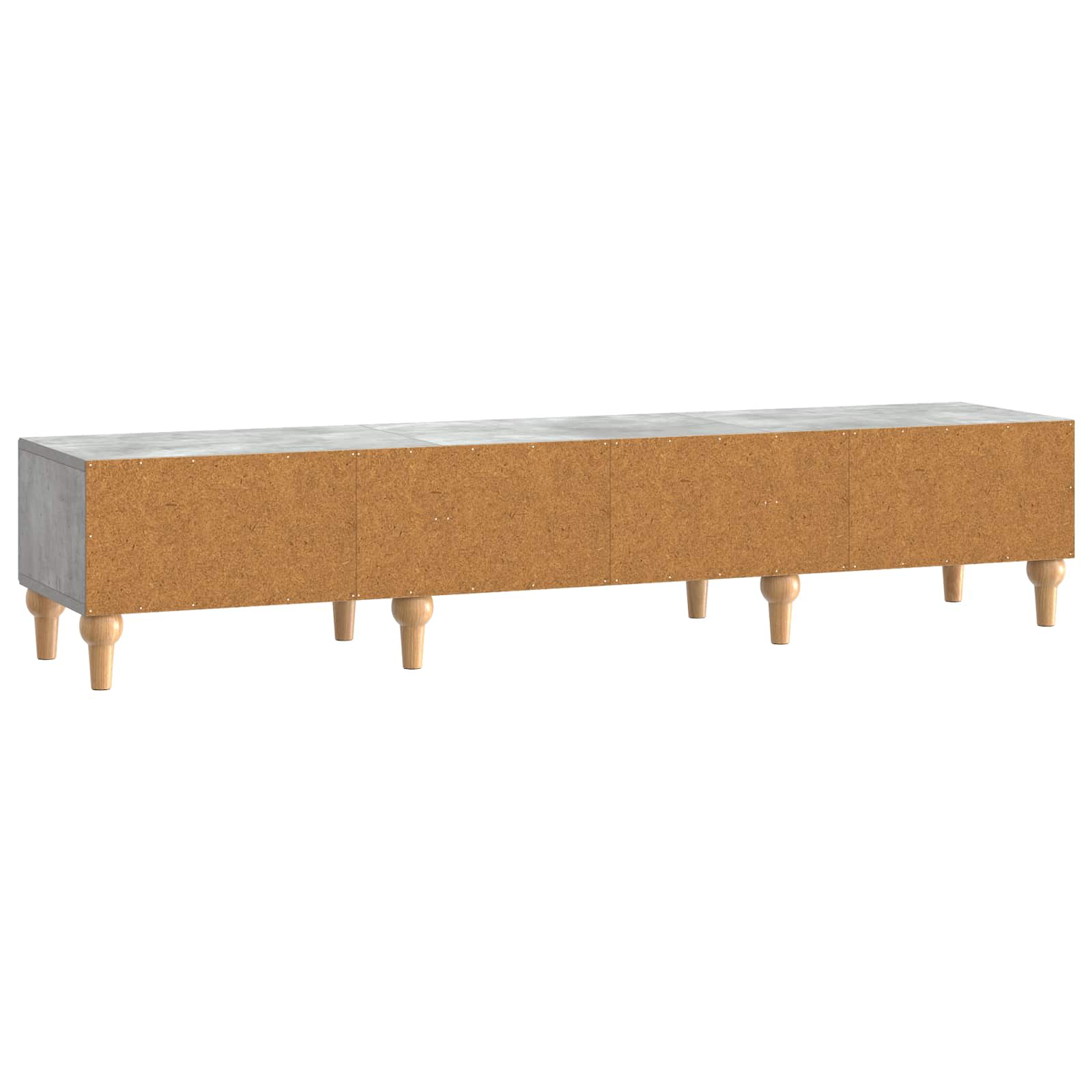 TV-kast met lade Betongrijs 147 x 34,5 x 30 cm Bewerkt hout is nu te koop bij PeponiXL, paradijselijk wonen!