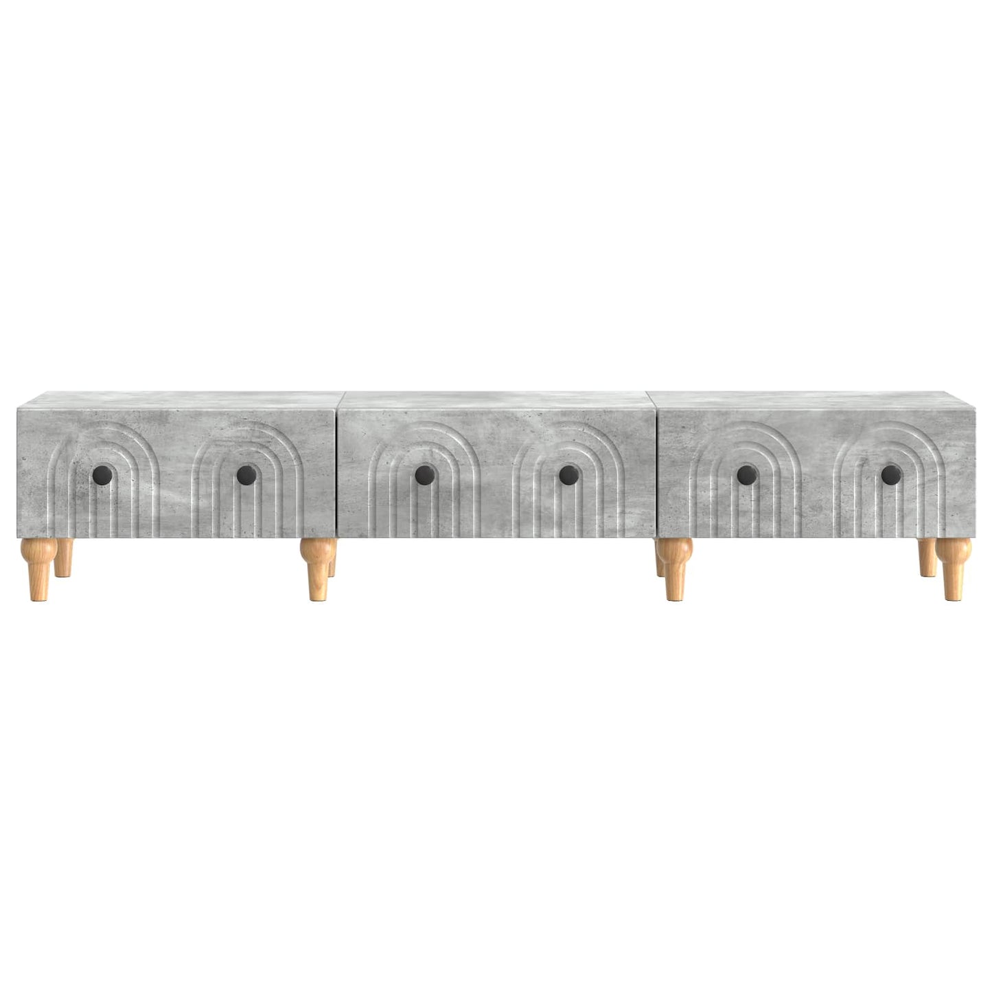 TV-kast met lade Betongrijs 147 x 34,5 x 30 cm Bewerkt hout is nu te koop bij PeponiXL, paradijselijk wonen!