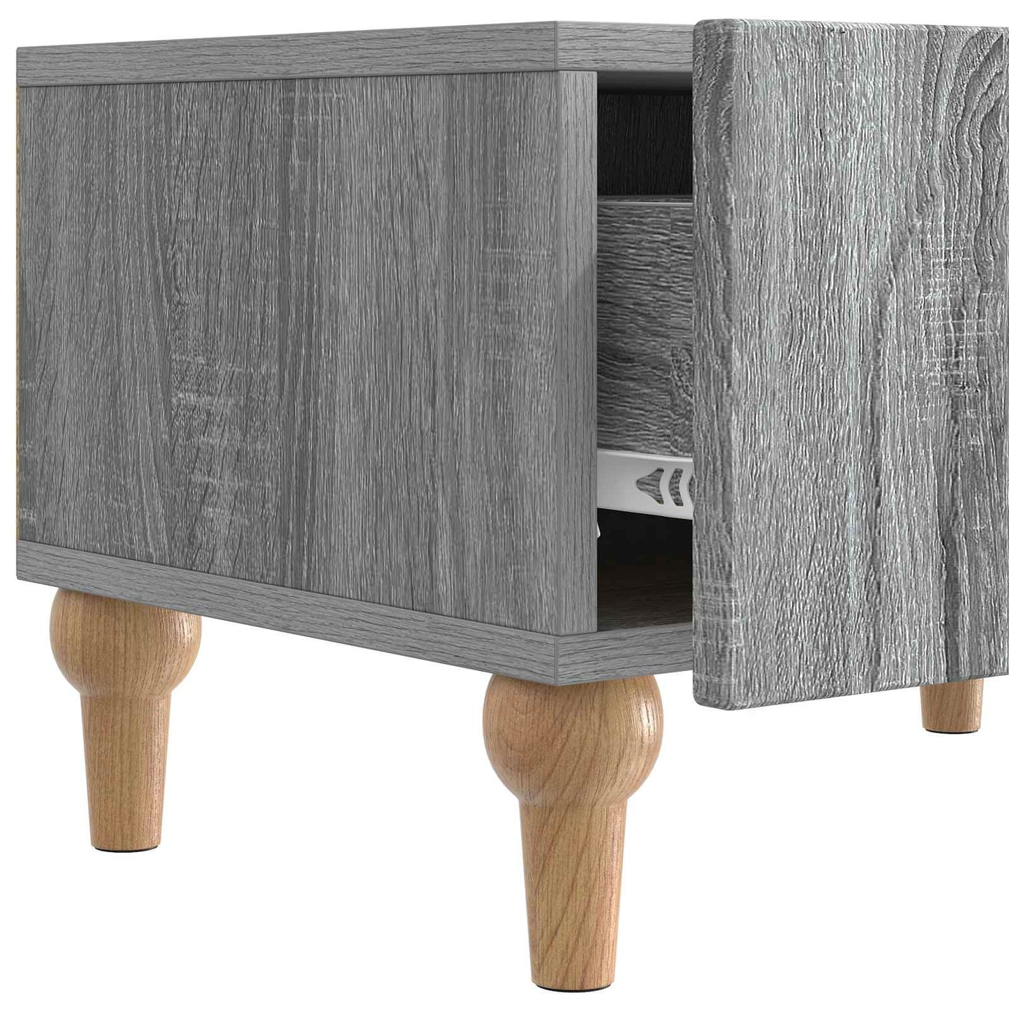 TV-kast met lade Grijs sonoma 147 x 34,5 x 30 cm Bewerkt hout is nu te koop bij PeponiXL, paradijselijk wonen!