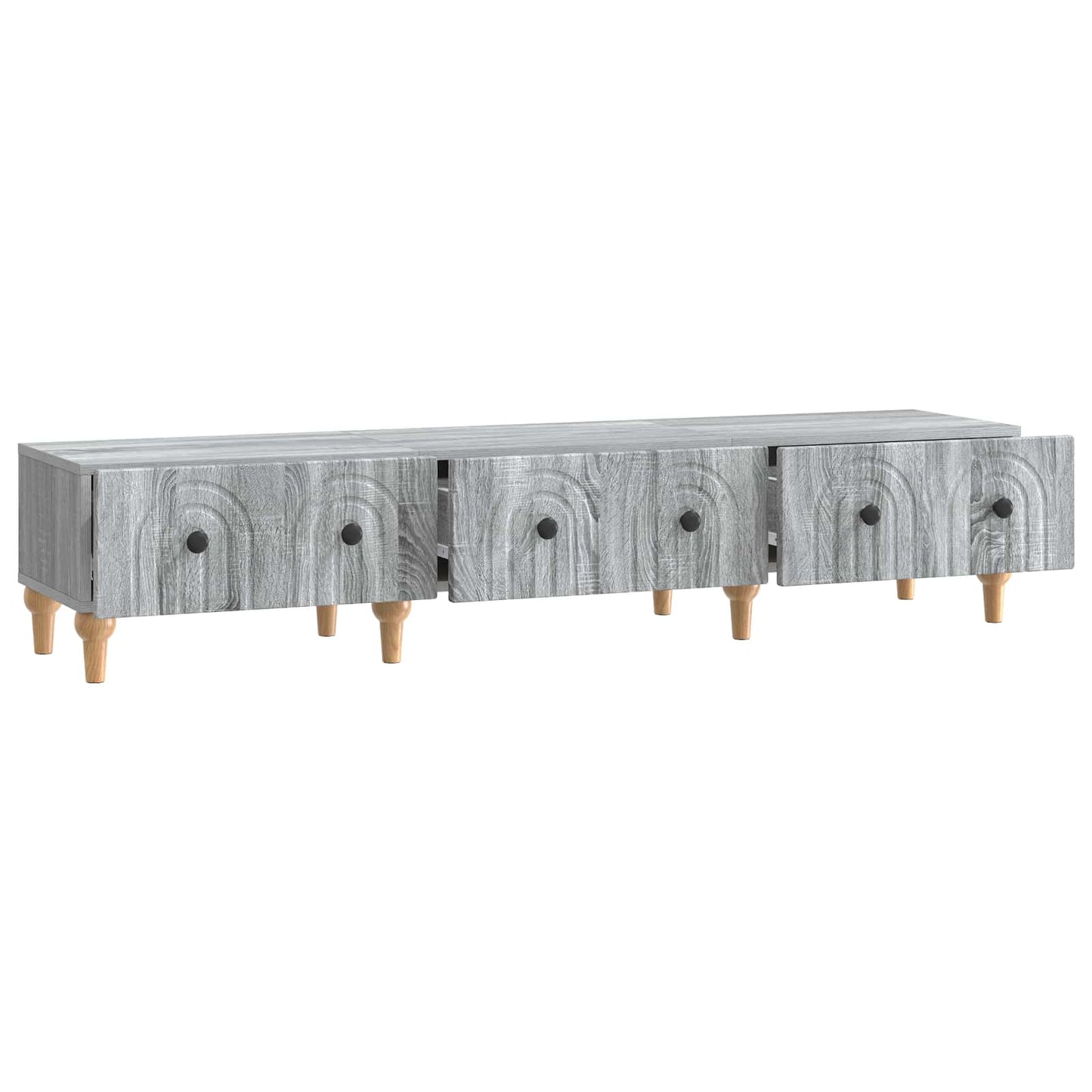 TV-kast met lade Grijs sonoma 147 x 34,5 x 30 cm Bewerkt hout is nu te koop bij PeponiXL, paradijselijk wonen!