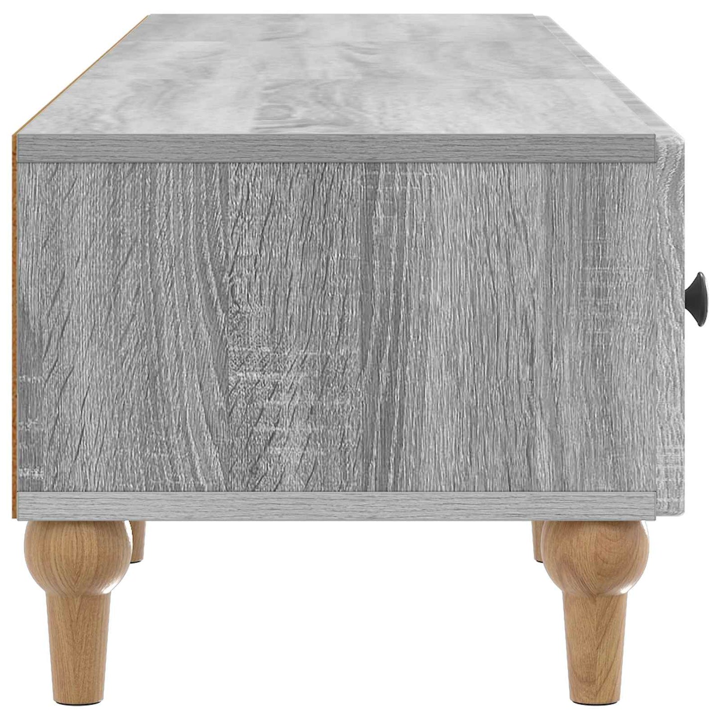 TV-kast met lade Grijs sonoma 147 x 34,5 x 30 cm Bewerkt hout is nu te koop bij PeponiXL, paradijselijk wonen!