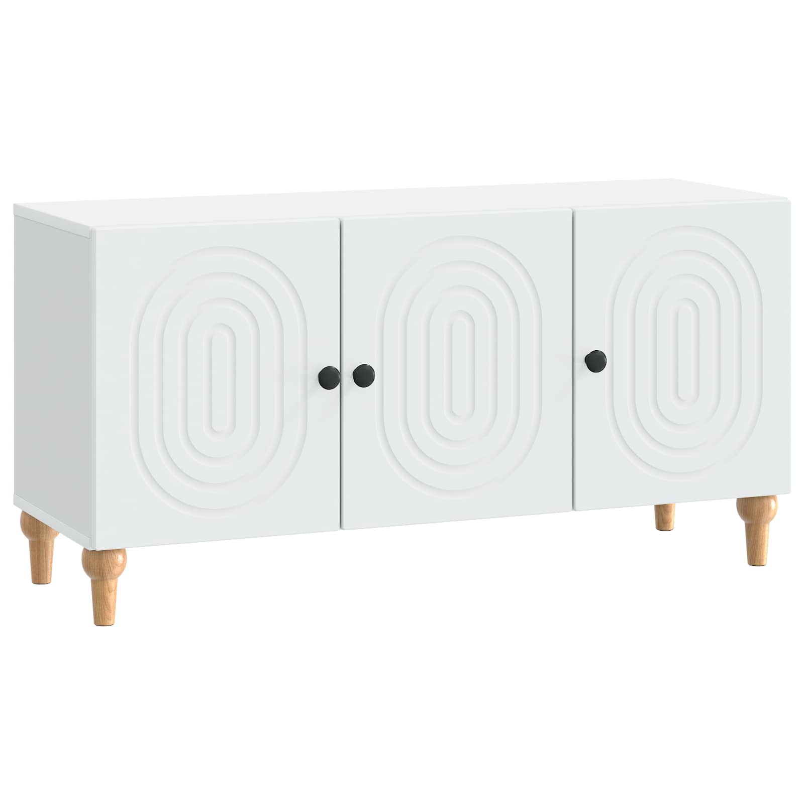 TV-kast Wit 99 x 34,5 x 50 cm Bewerkt hout is nu te koop bij PeponiXL, paradijselijk wonen!