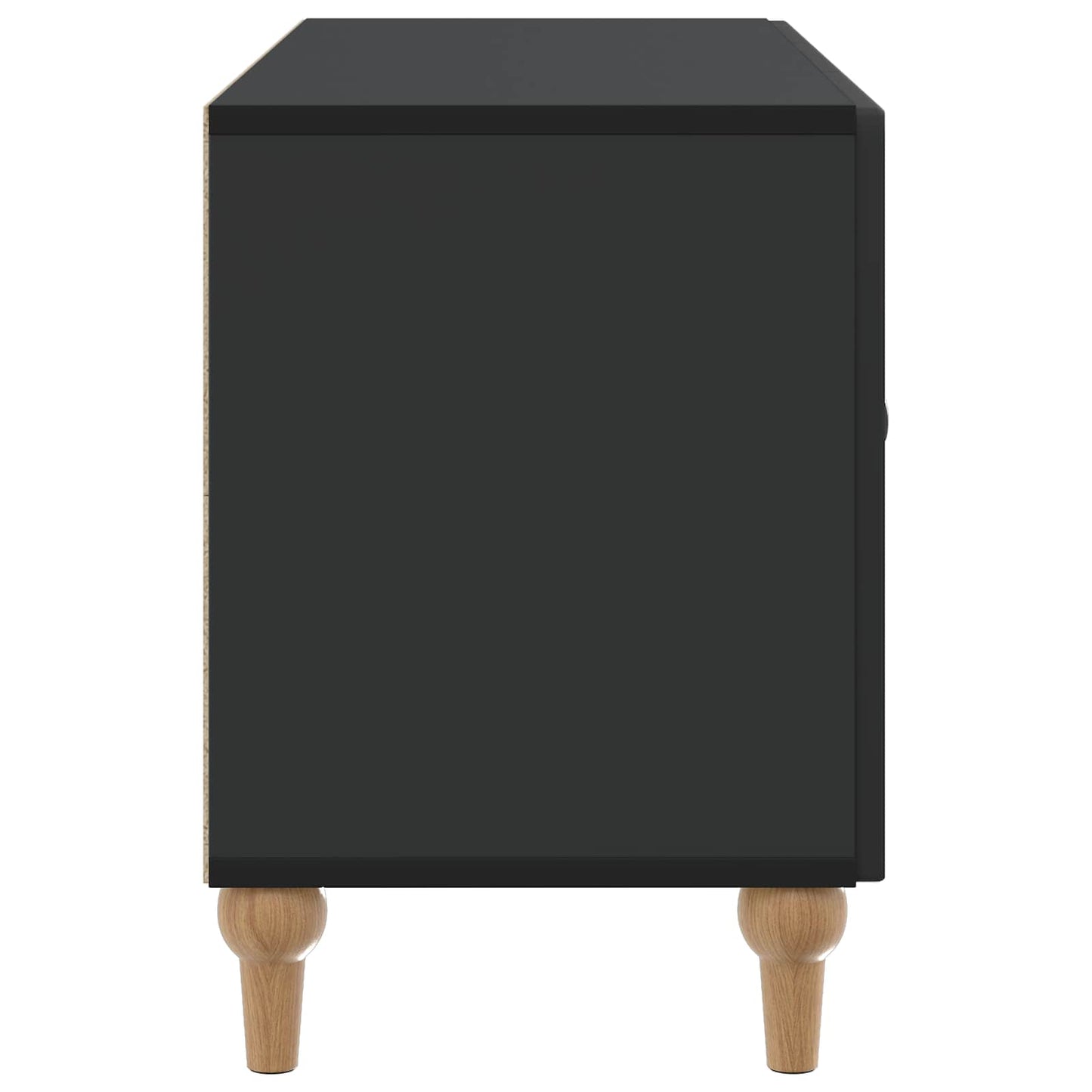 TV-kast Zwart 99 x 34,5 x 50 cm Bewerkt hout is nu te koop bij PeponiXL, paradijselijk wonen!