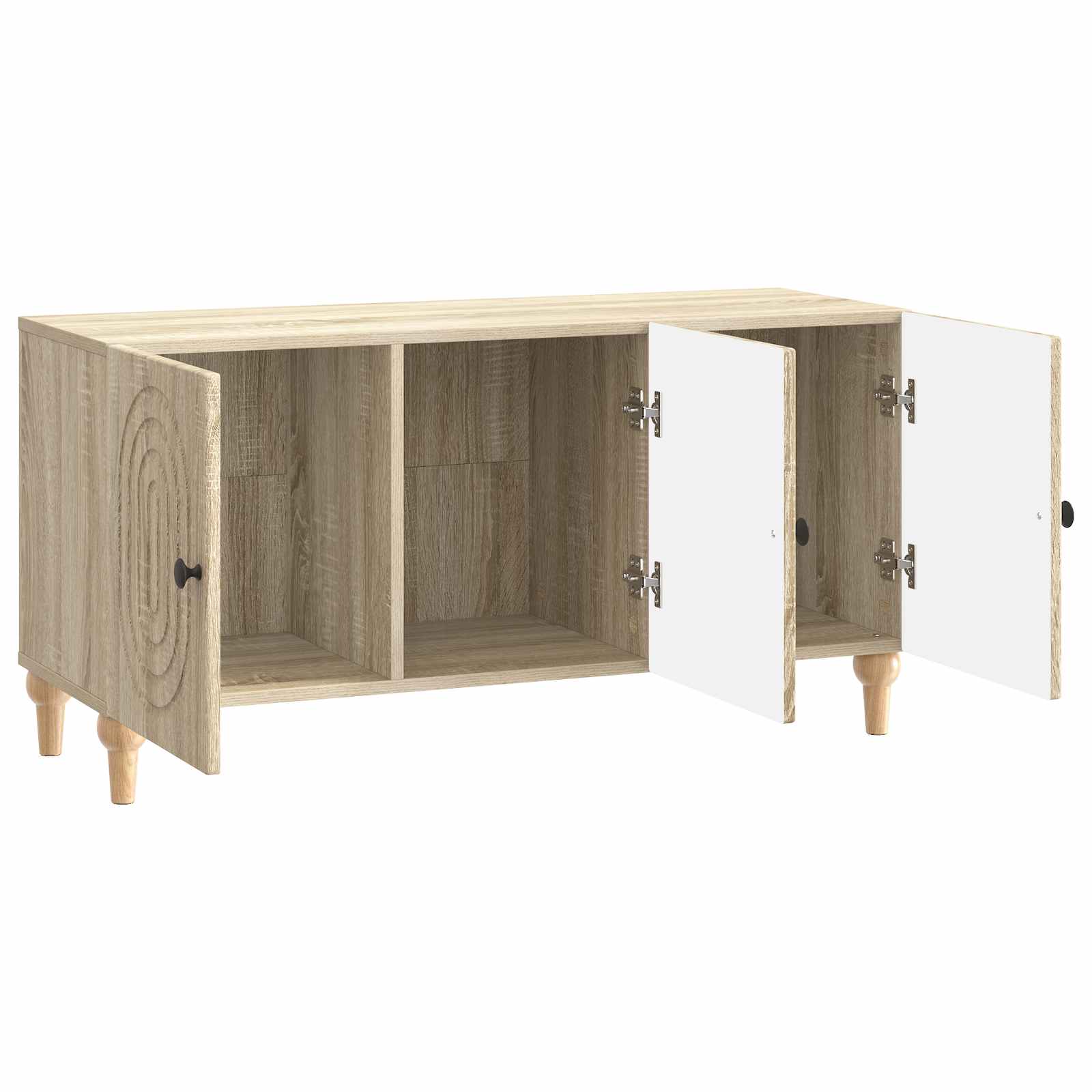 TV-kast Sonoma Eiken 99 x 34,5 x 50 cm Bewerkt hout is nu te koop bij PeponiXL, paradijselijk wonen!