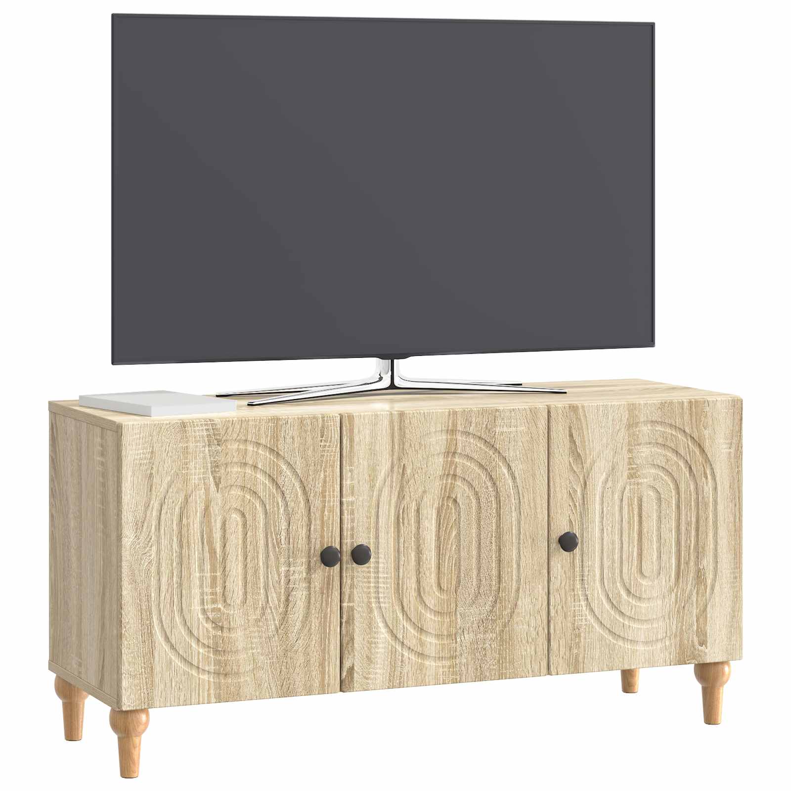 TV-kast Sonoma Eiken 99 x 34,5 x 50 cm Bewerkt hout is nu te koop bij PeponiXL, paradijselijk wonen!