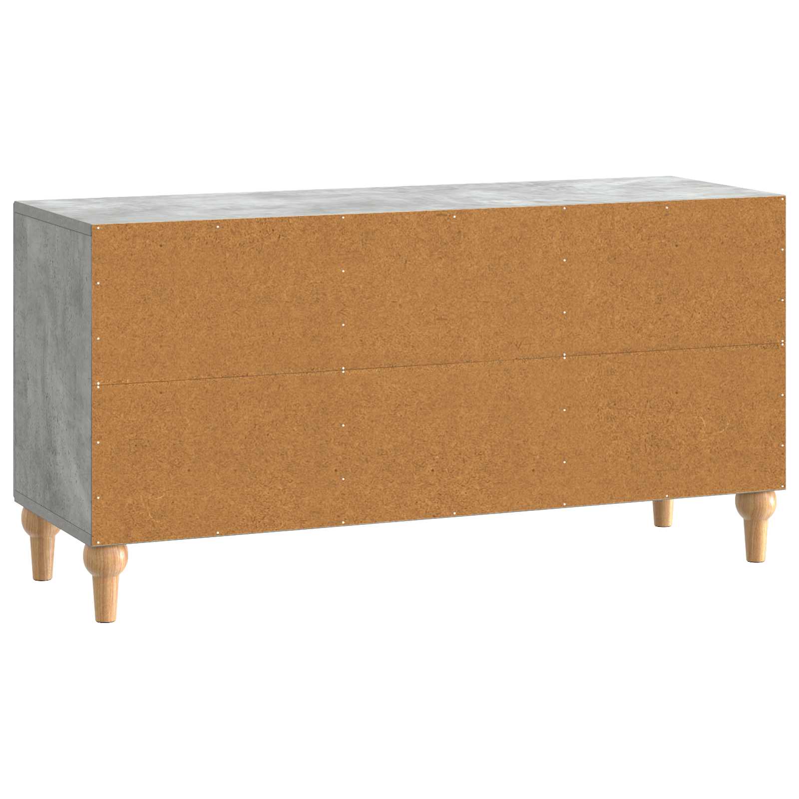 TV-kast Betongrijs 99 x 34,5 x 50 cm Bewerkt hout is nu te koop bij PeponiXL, paradijselijk wonen!