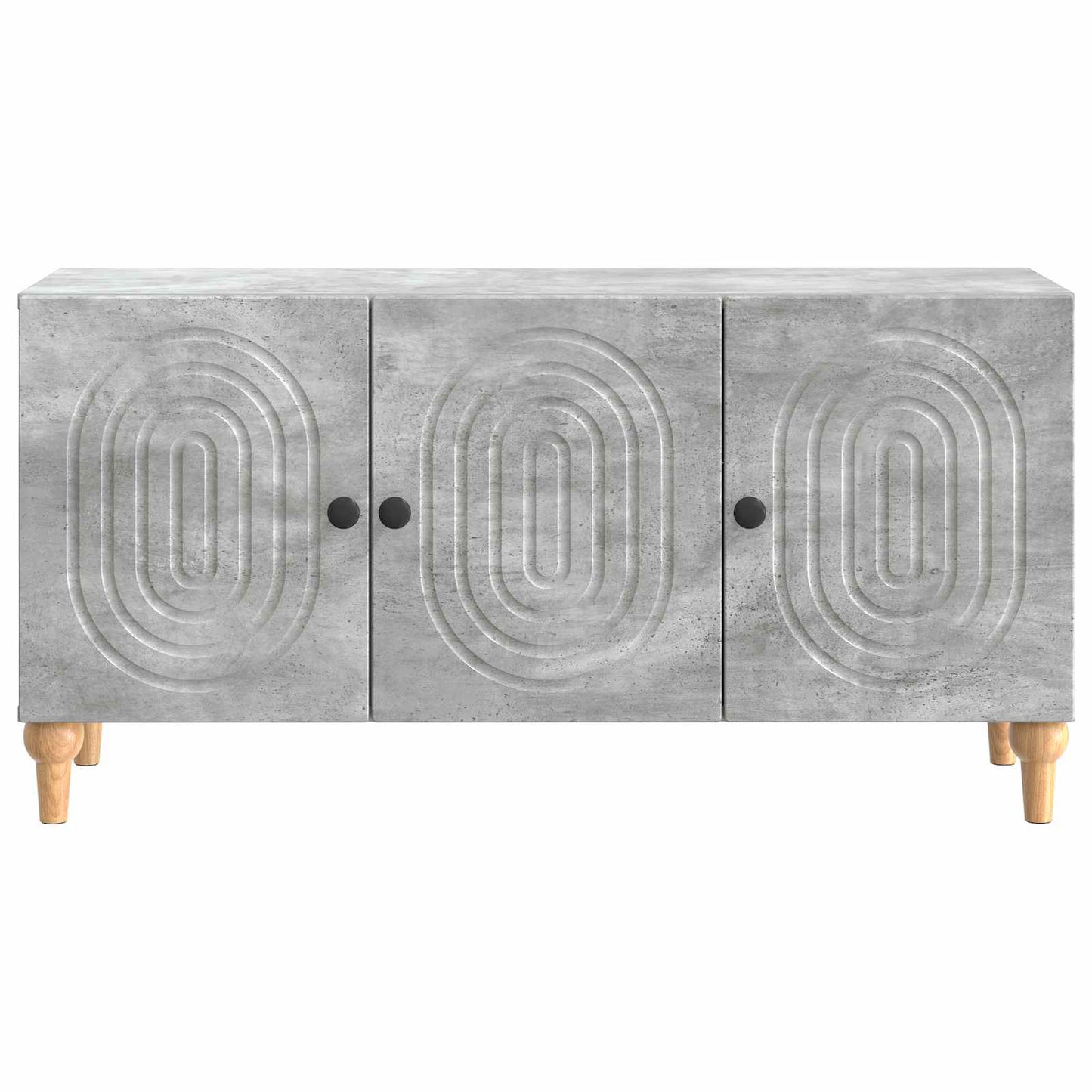 TV-kast Betongrijs 99 x 34,5 x 50 cm Bewerkt hout is nu te koop bij PeponiXL, paradijselijk wonen!