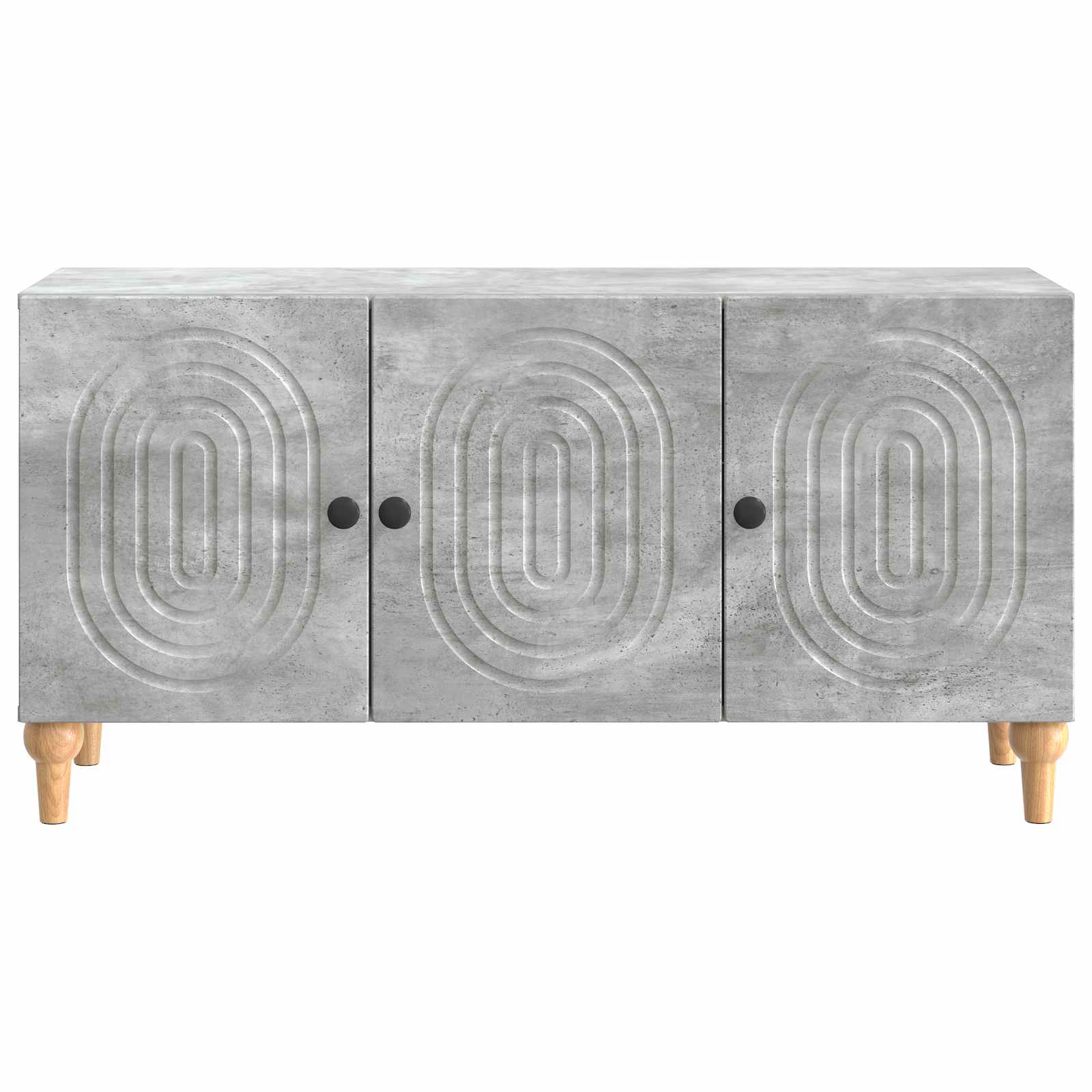 TV-kast Betongrijs 99 x 34,5 x 50 cm Bewerkt hout is nu te koop bij PeponiXL, paradijselijk wonen!