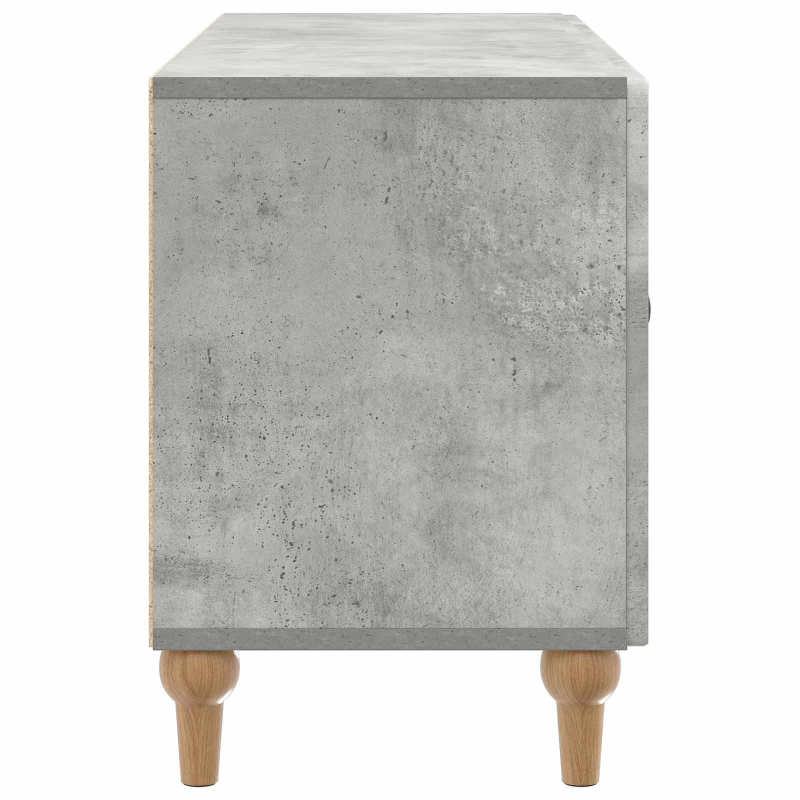 TV-kast Betongrijs 99 x 34,5 x 50 cm Bewerkt hout is nu te koop bij PeponiXL, paradijselijk wonen!