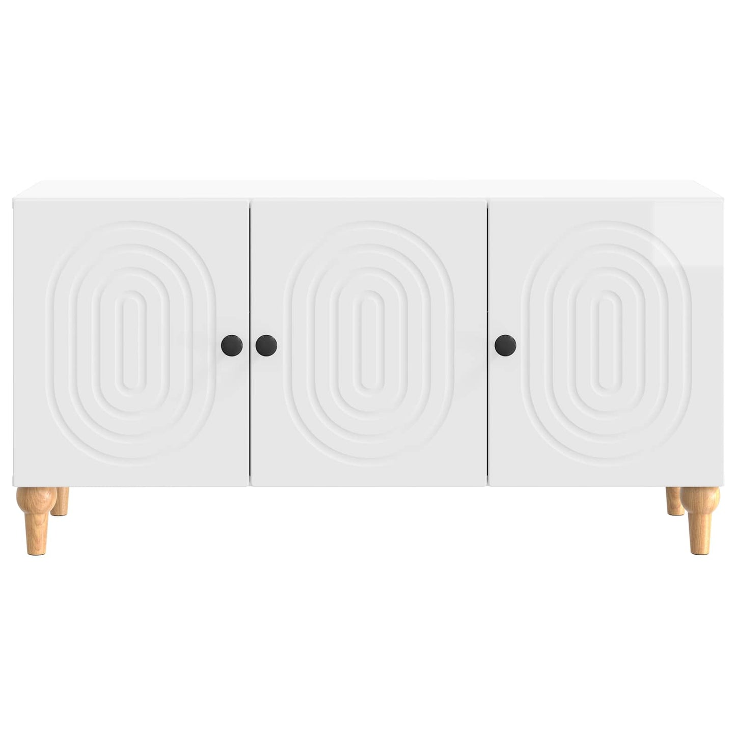 TV-kast Hoogglans Wit 99 x 34,5 x 50 cm Bewerkt hout is nu te koop bij PeponiXL, paradijselijk wonen!