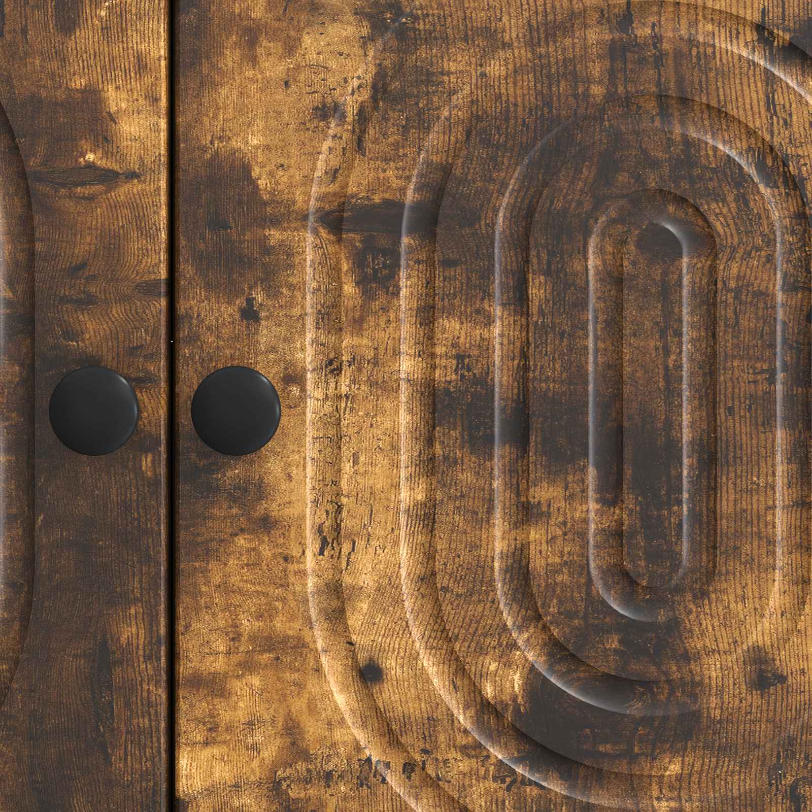 TV-kast Gerookt eiken 99 x 34,5 x 50 cm Bewerkt hout is nu te koop bij PeponiXL, paradijselijk wonen!